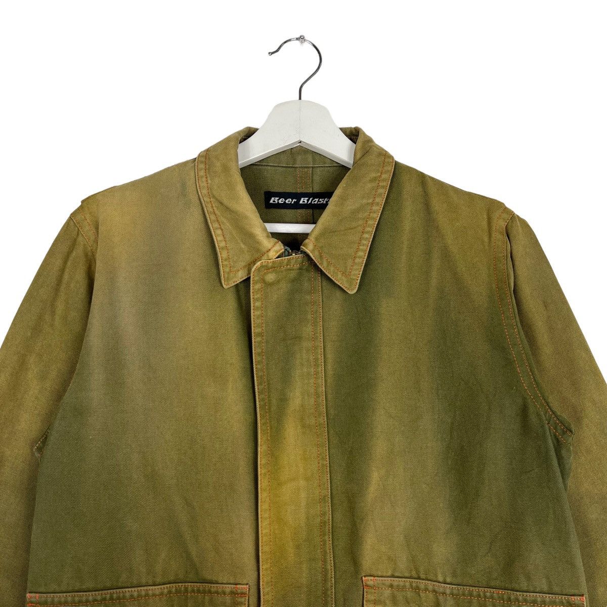 Drink Beer Save Water × Japanese Brand 🔥 BEER BLASRS BROKEN DYED CHORE JACKET Size US L / EU 52-54 / 3 - 5 Thumbnail