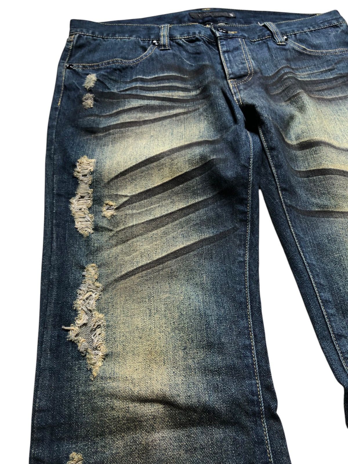 GOSTAR DE FUGA Fuga distressed rusty flare jeans Size US 33 - 7 Thumbnail