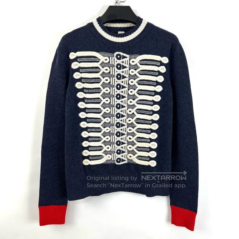Hermes Hermes Knitted Rope Knot Sweater Size XS / US 0-2 / IT 36-38 - 1 Thumbnail