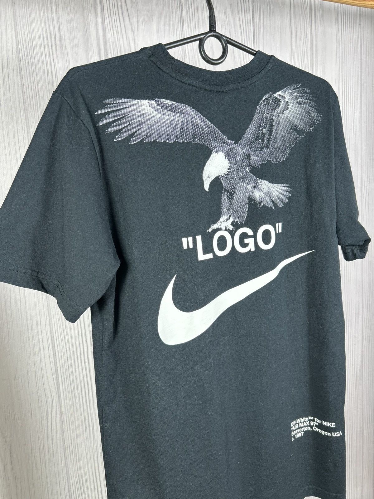 Nike × Off-White Off White x Nike NRG Big Logo Eagle Tuxedo Swoosh T-Shirt S Size US S / EU 44-46 / 1 - 2 Thumbnail