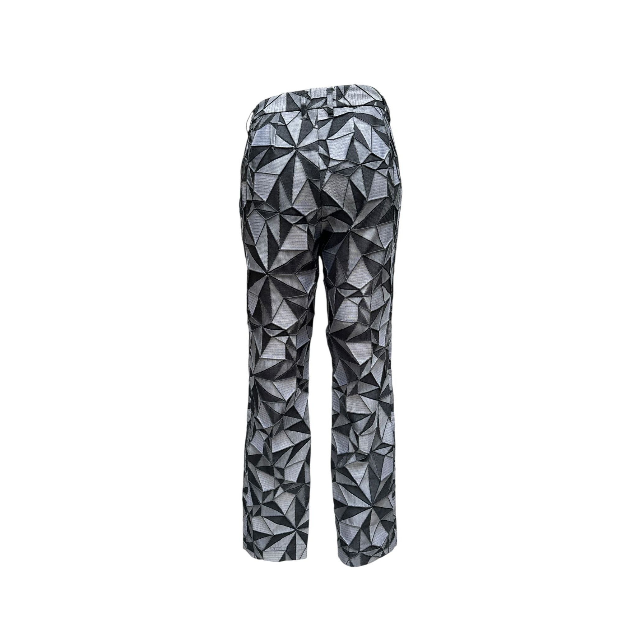 Issey Miyake Issey Miyake Grey/Black “Origami” Geometric Pants Size 1 fit Size 26" / US 2 / IT 38 - 4 Thumbnail