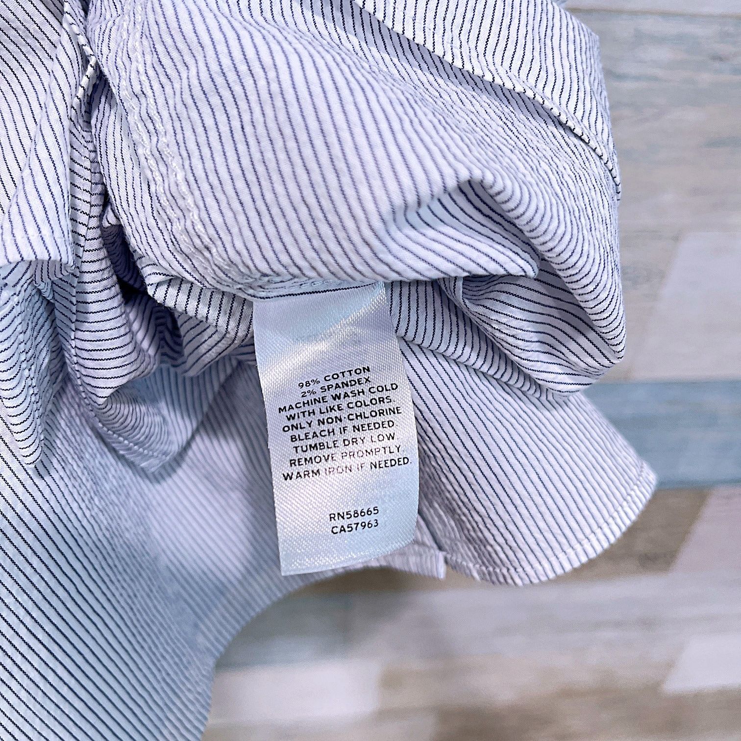 1901 1901 Slim Fit Short Sleeve Seersucker Shirt White Mens XXXLT Size US XXL / EU 58 / 5 - 6 Thumbnail