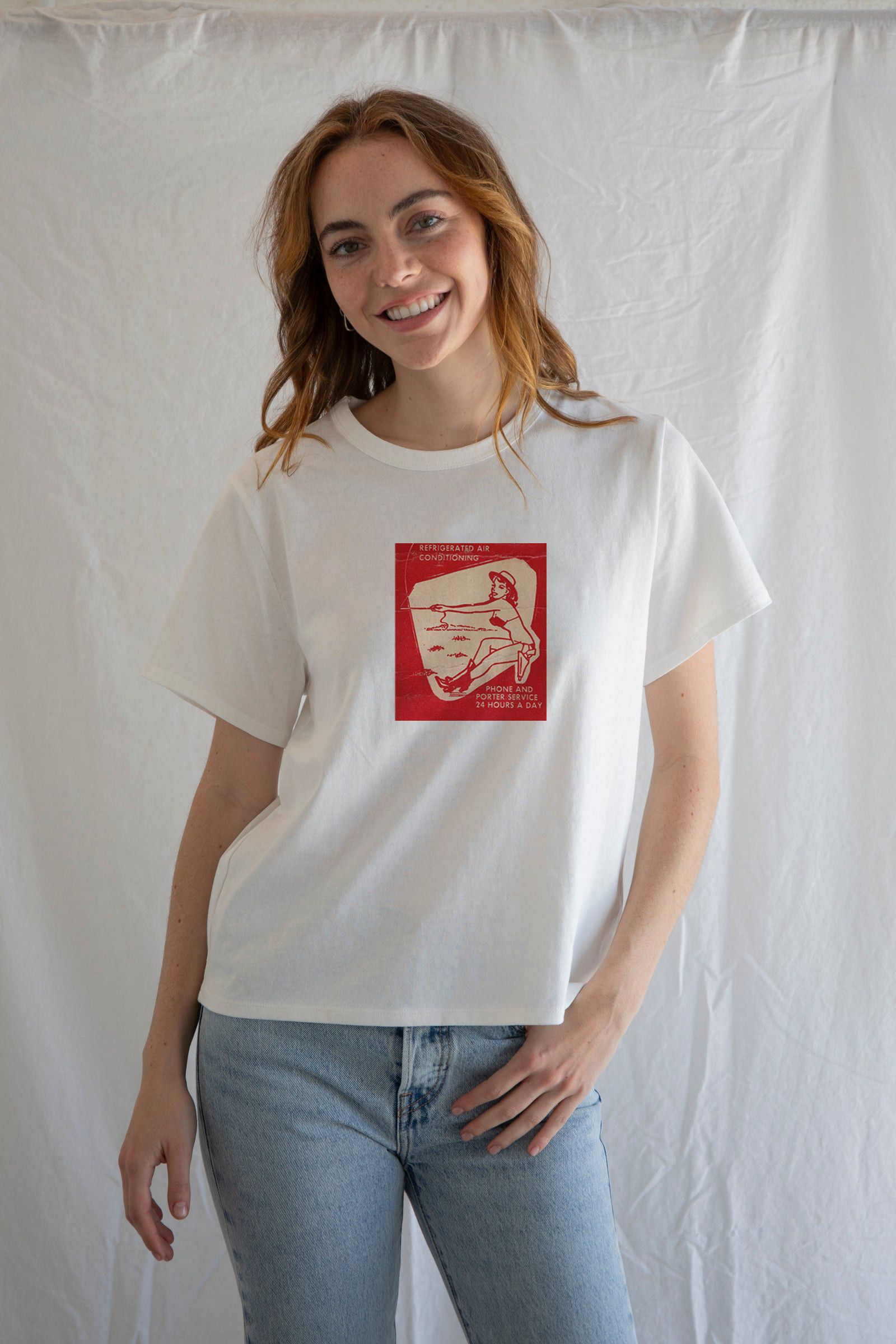 Vintage 24 Hours a Day Tee Shirt | Statement Graphics Size XS / US 0-2 / IT 36-38 - 1 Thumbnail