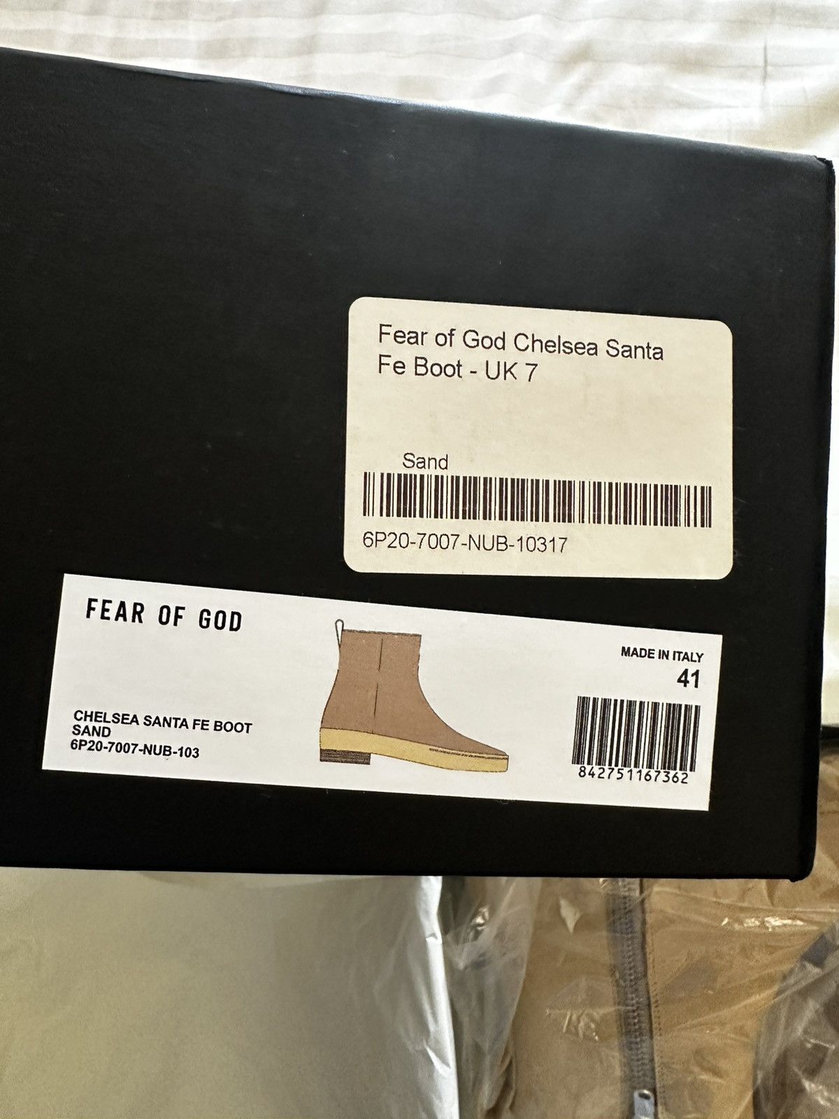 Fear of God 6th collection Chelsea boot Size US 9.5 / EU 42-43 - 4 Thumbnail