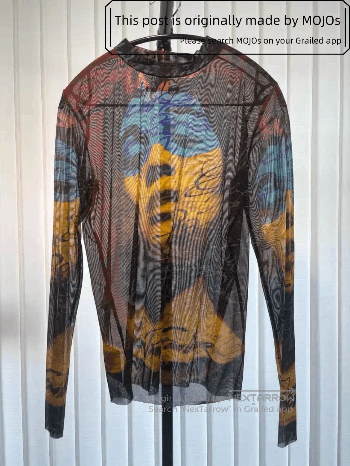 Jean Paul Gaultier Jean Paul Gaultier long sleeve motorcycle print