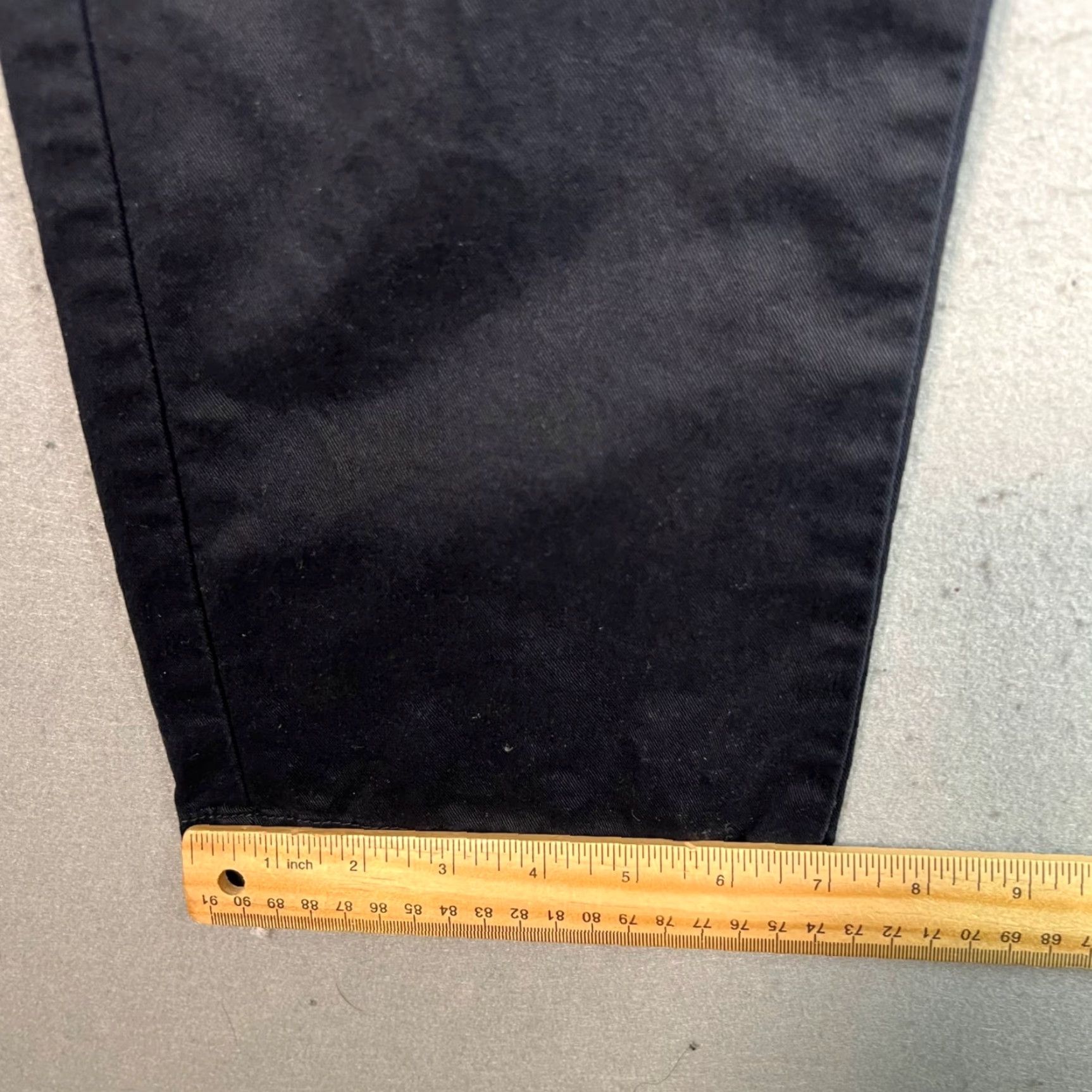 Uniqlo Uniqlo Mens Navy Blue Slim-Fit Chino Pants Size 32 x 36 Cotton Blend Size US 32 / EU 48 - 7 Thumbnail