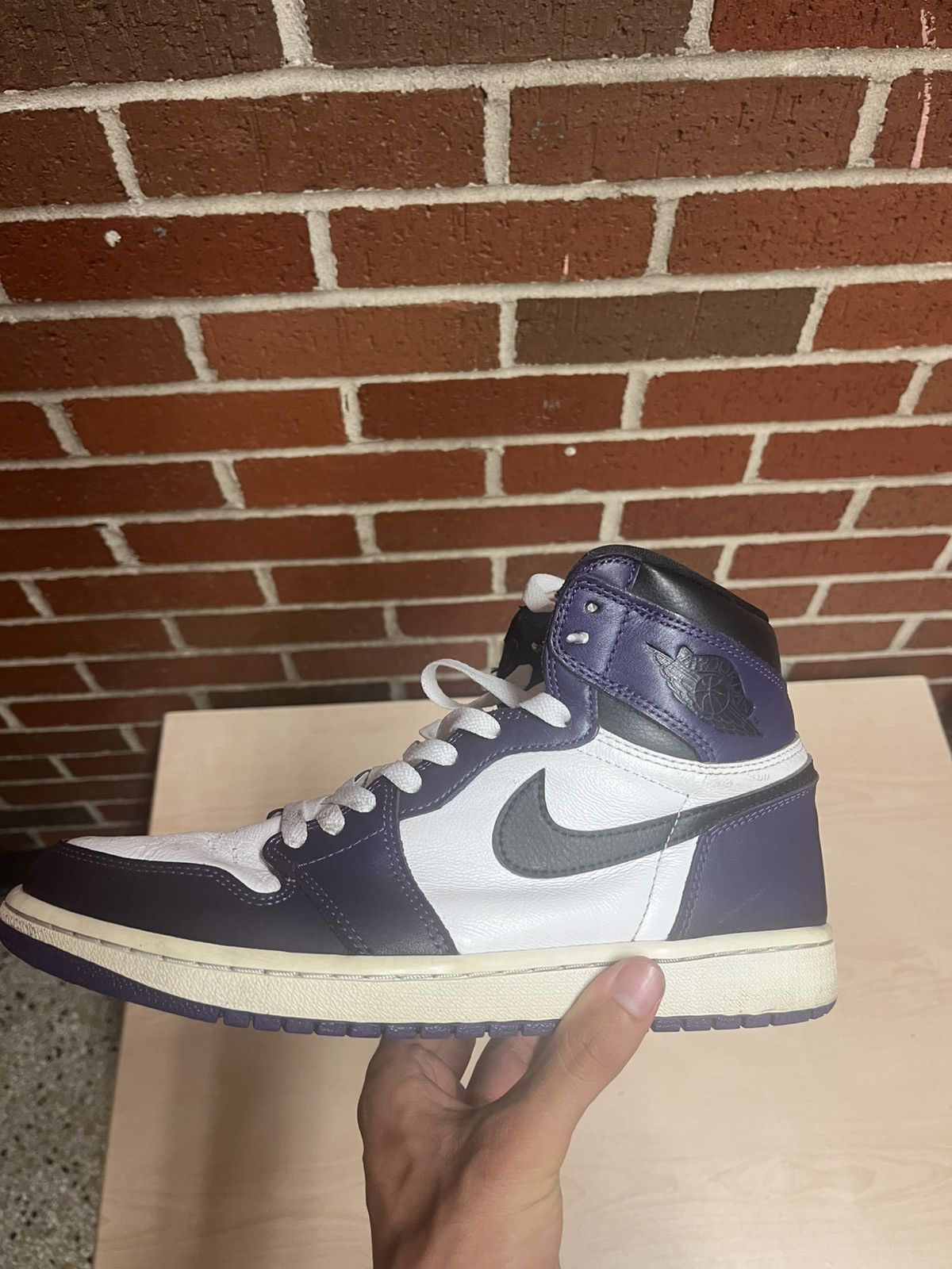 Nike Air Jordan 1 Retro High OG 'Court Purple 2.0' Size US 9 / EU 42 - 7 Thumbnail