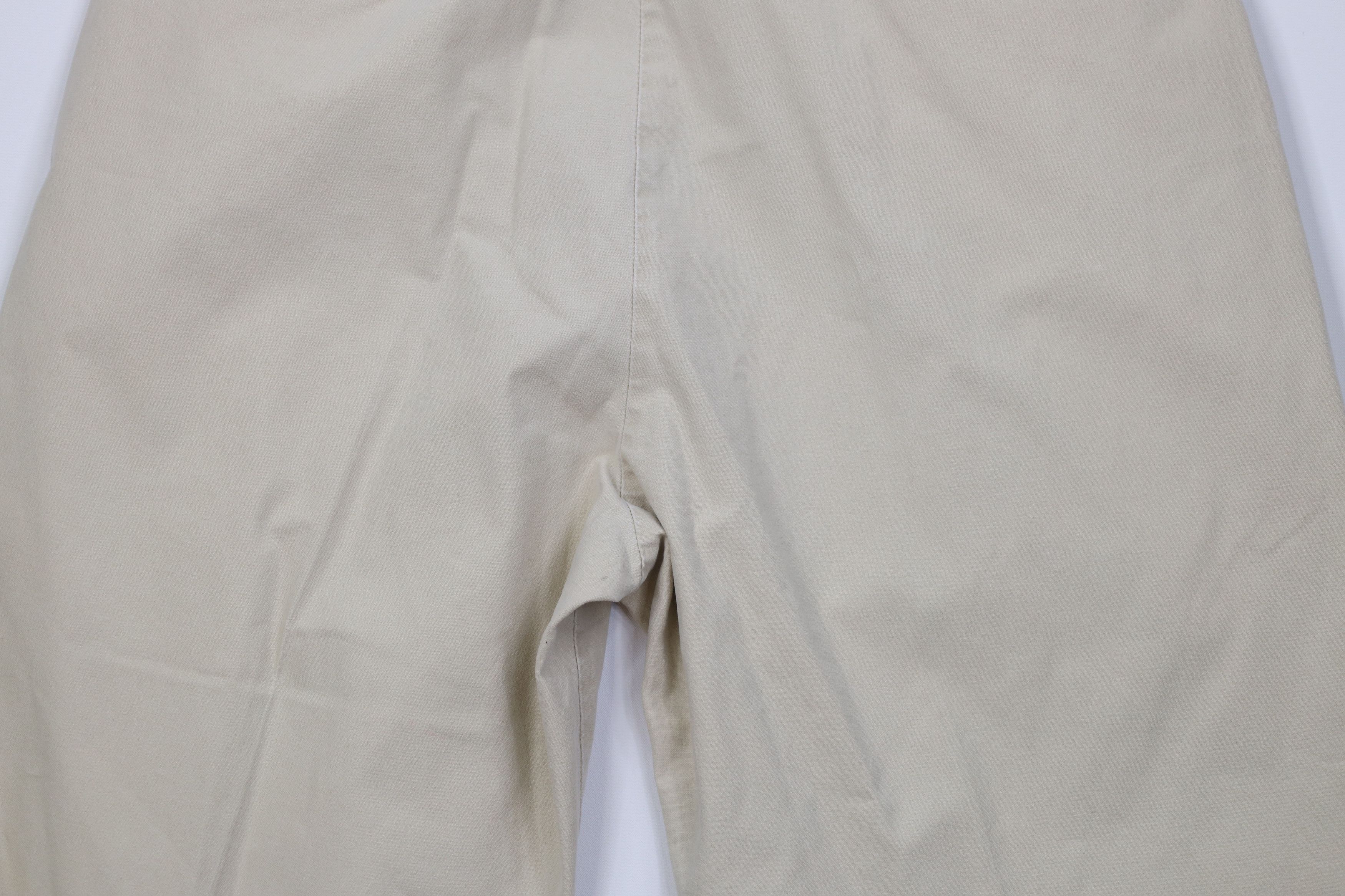 L.L. Bean Vintage 90s LL Bean Weight Wide Leg Pants Stonewash Beige Size US 32 / EU 48 - 12 Thumbnail