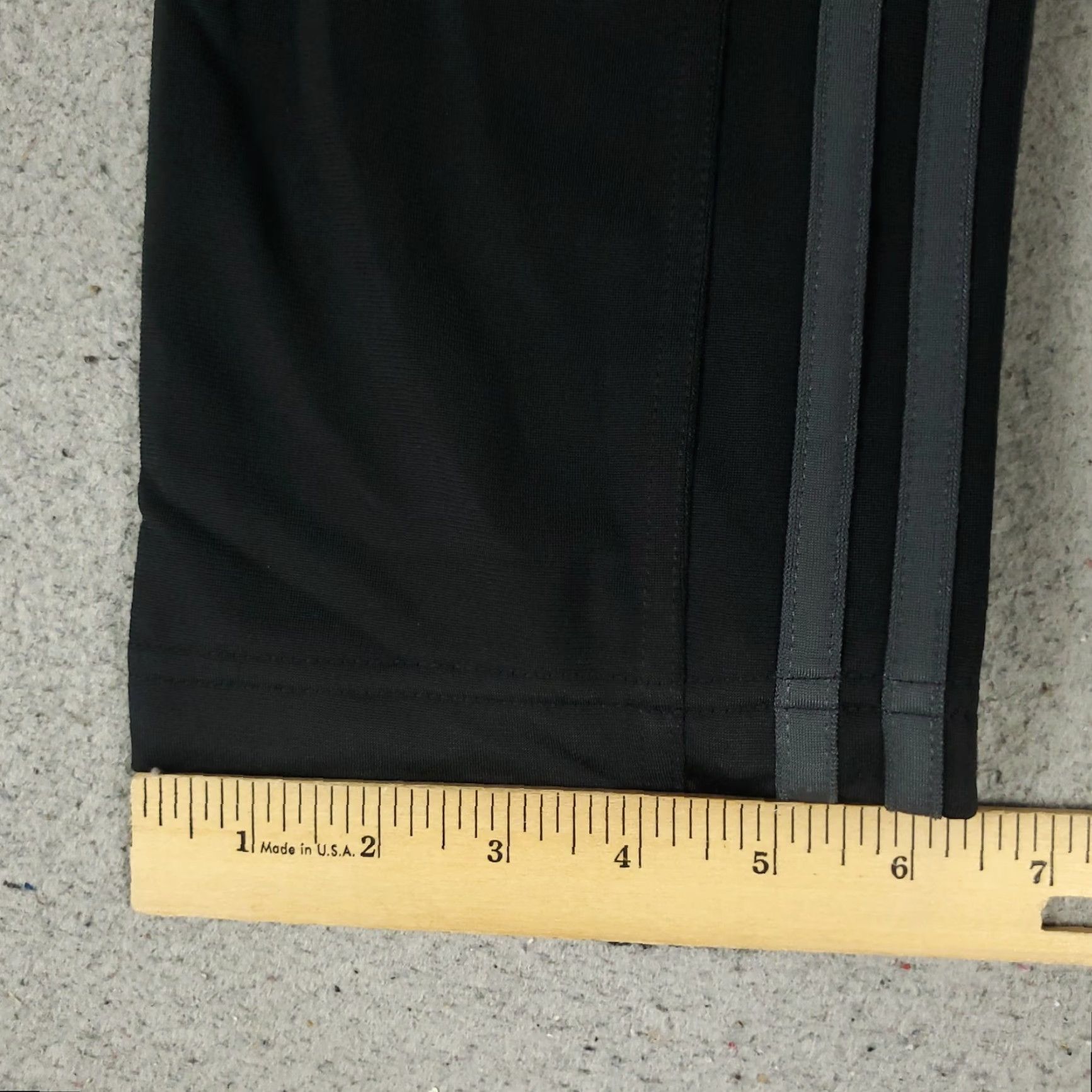 Adidas Adidas Pants Mens Medium Black Trico Ankle Zip Tapered Sweatpants Joggers Athletic Regular Fit Size US 31 - 6 Thumbnail