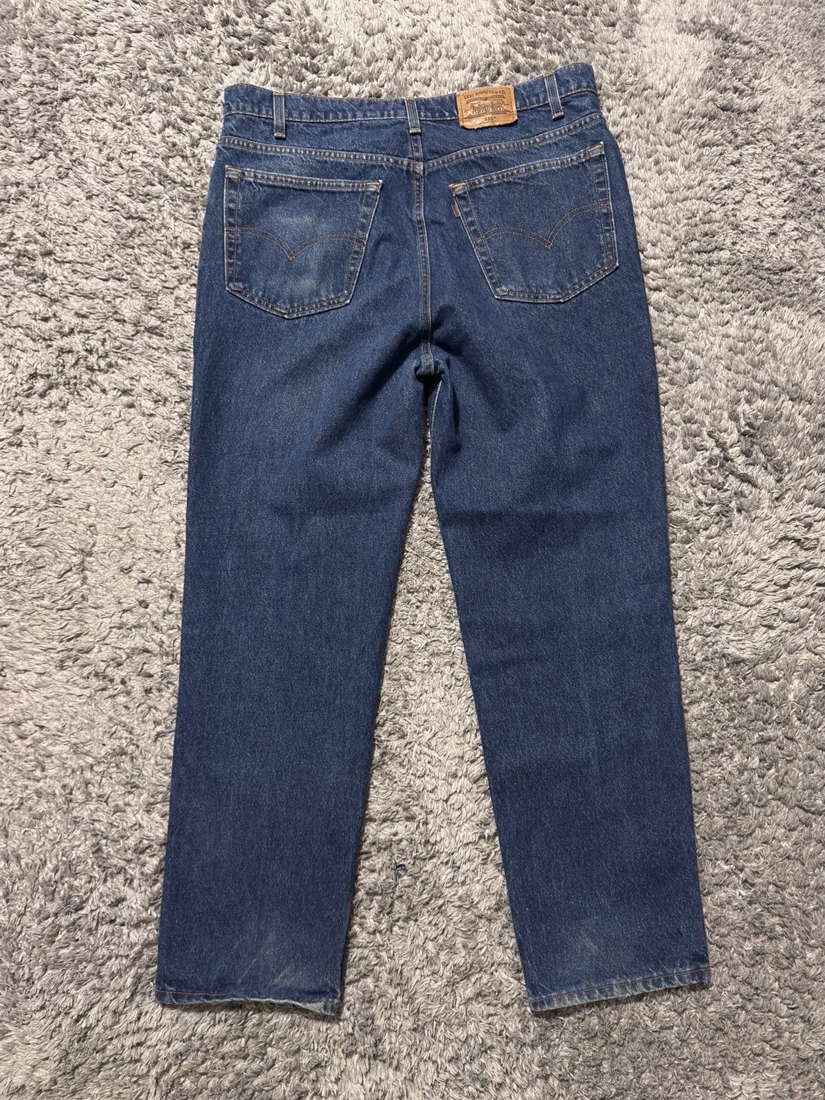 Levi's × Levi's Vintage Clothing × Vintage Levi’s Orange Tab Jeans 530 38x30 Vintage Tapered Denim 90s Size US 38 / EU 54 - 9 Thumbnail