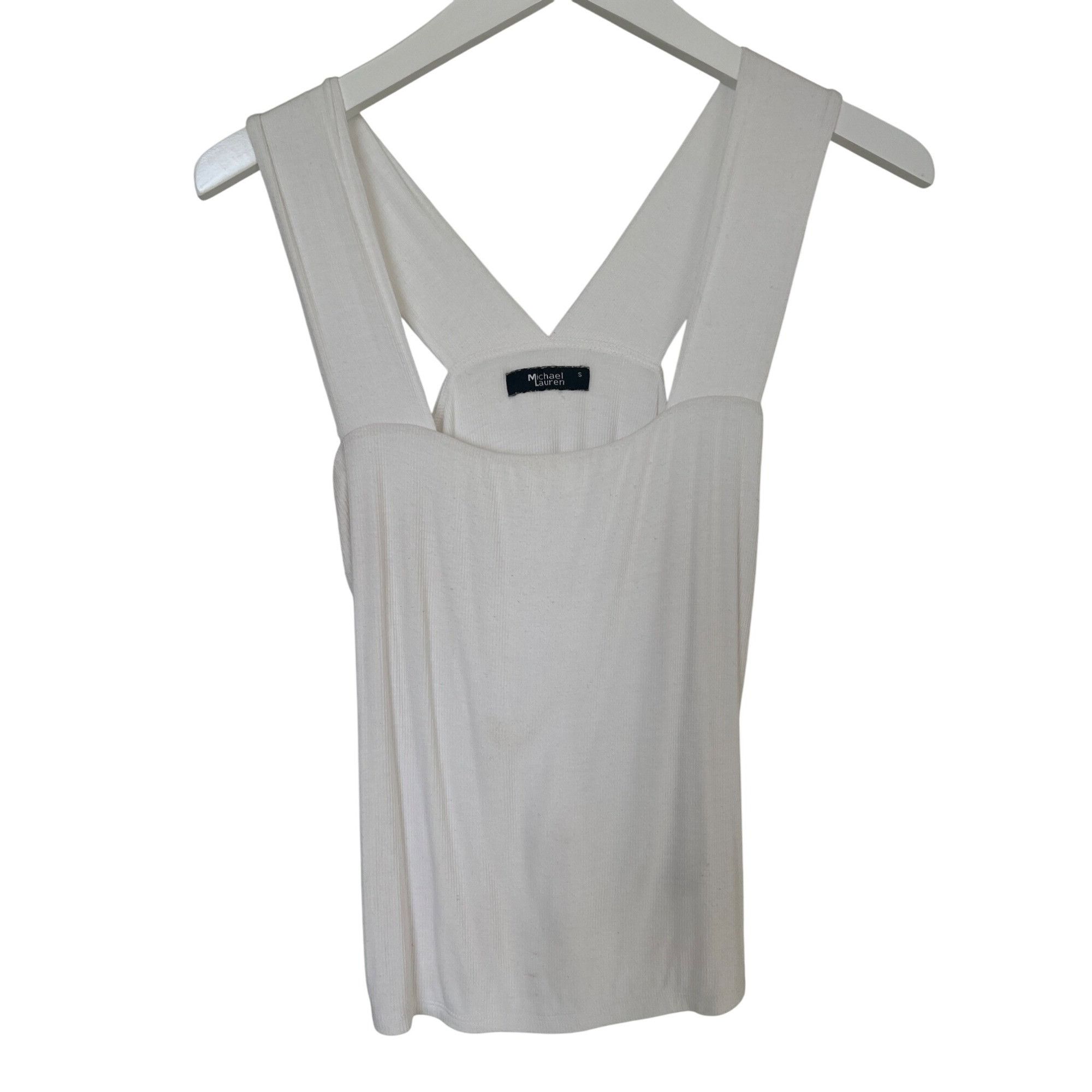 REVOLVE Michael Lauren White Marco Tank Top Size S / US 4 / IT 40 - 3 Thumbnail