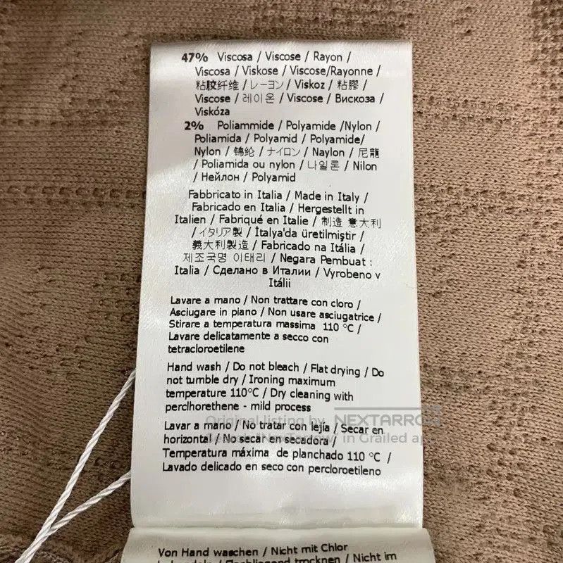 Fendi Fendi Brown Cotton Midi Skirt for Women . Size 23" - 8 Thumbnail
