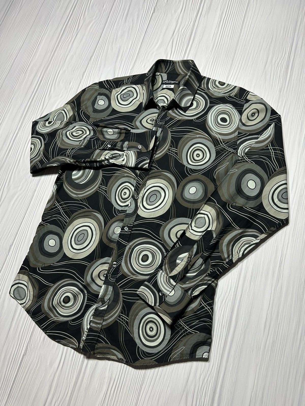 Dolce & Gabbana Rare Dolce Gabbana Martini Colored Shirt Size 15 3/4 - 40 Size US M / EU 48-50 / 2 - 2 Thumbnail