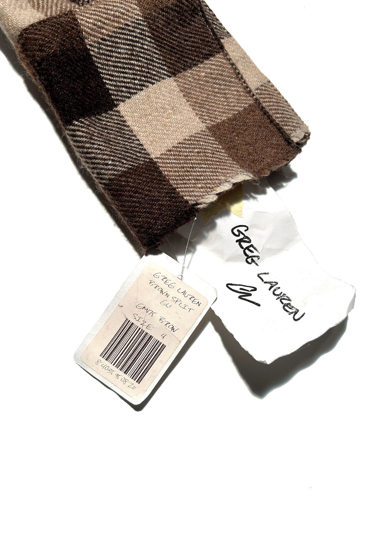 Greg Lauren GREG LAUREN SPLIT WOOL PLAID KIMONO GL1 Size US XL / EU 56 / 4 - 3 Thumbnail