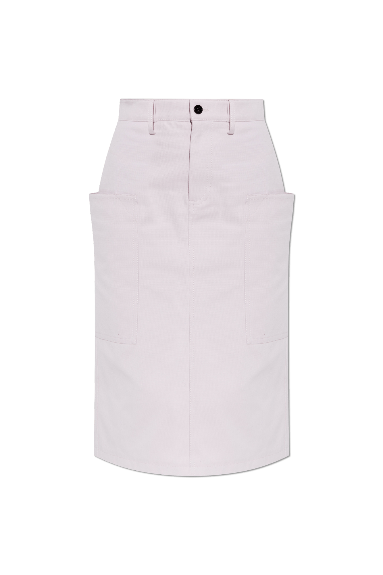 Gucci o1B3y1r0426 Mid-length Cotton Canvas Delave Skirt in Pink Size 32" / US 10 / IT 46 - 1 Thumbnail