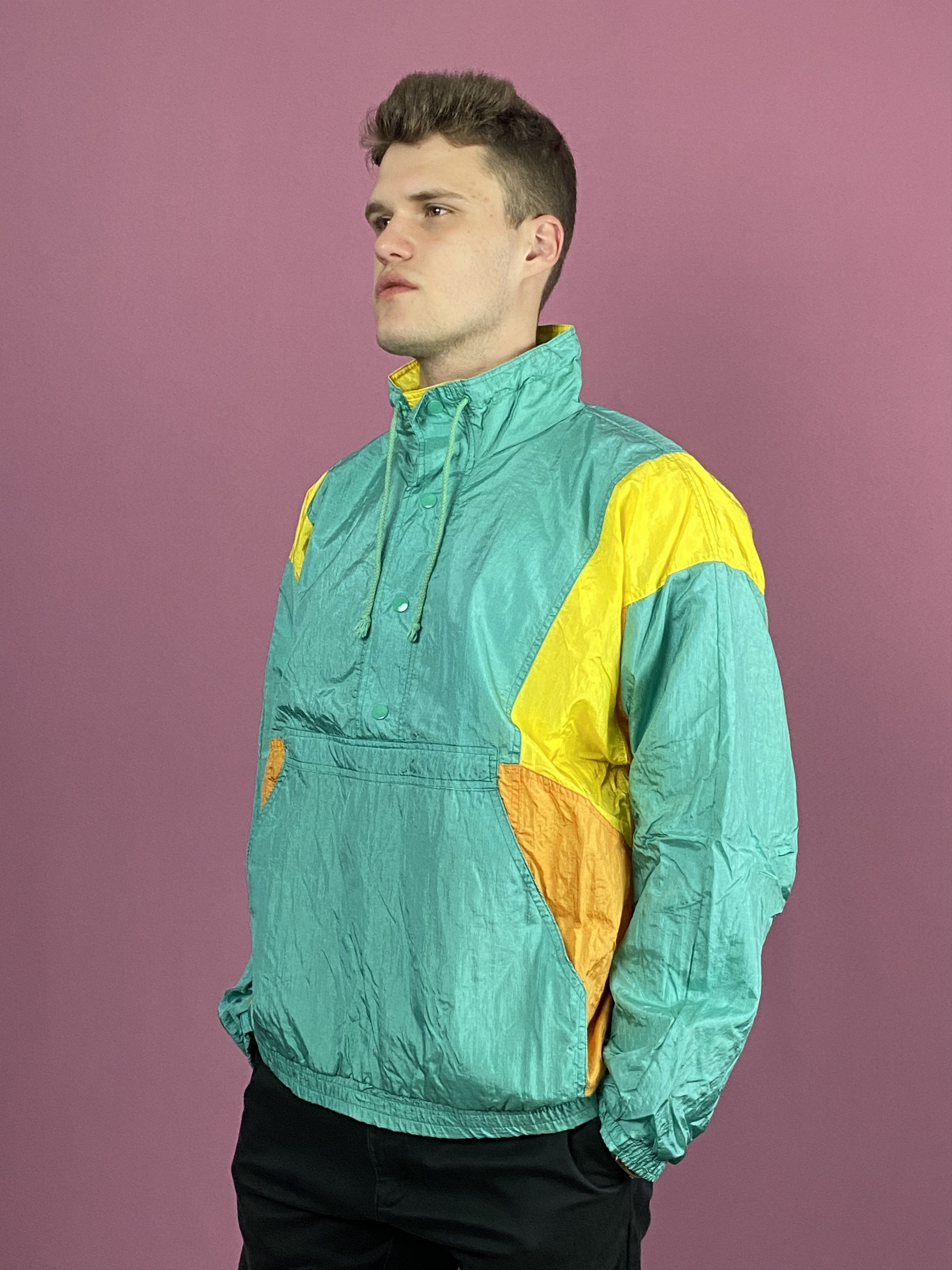 Vintage 90s Vintage Men's Windbreaker Jacket - M Size US M / EU 48-50 / 2 - 2 Thumbnail