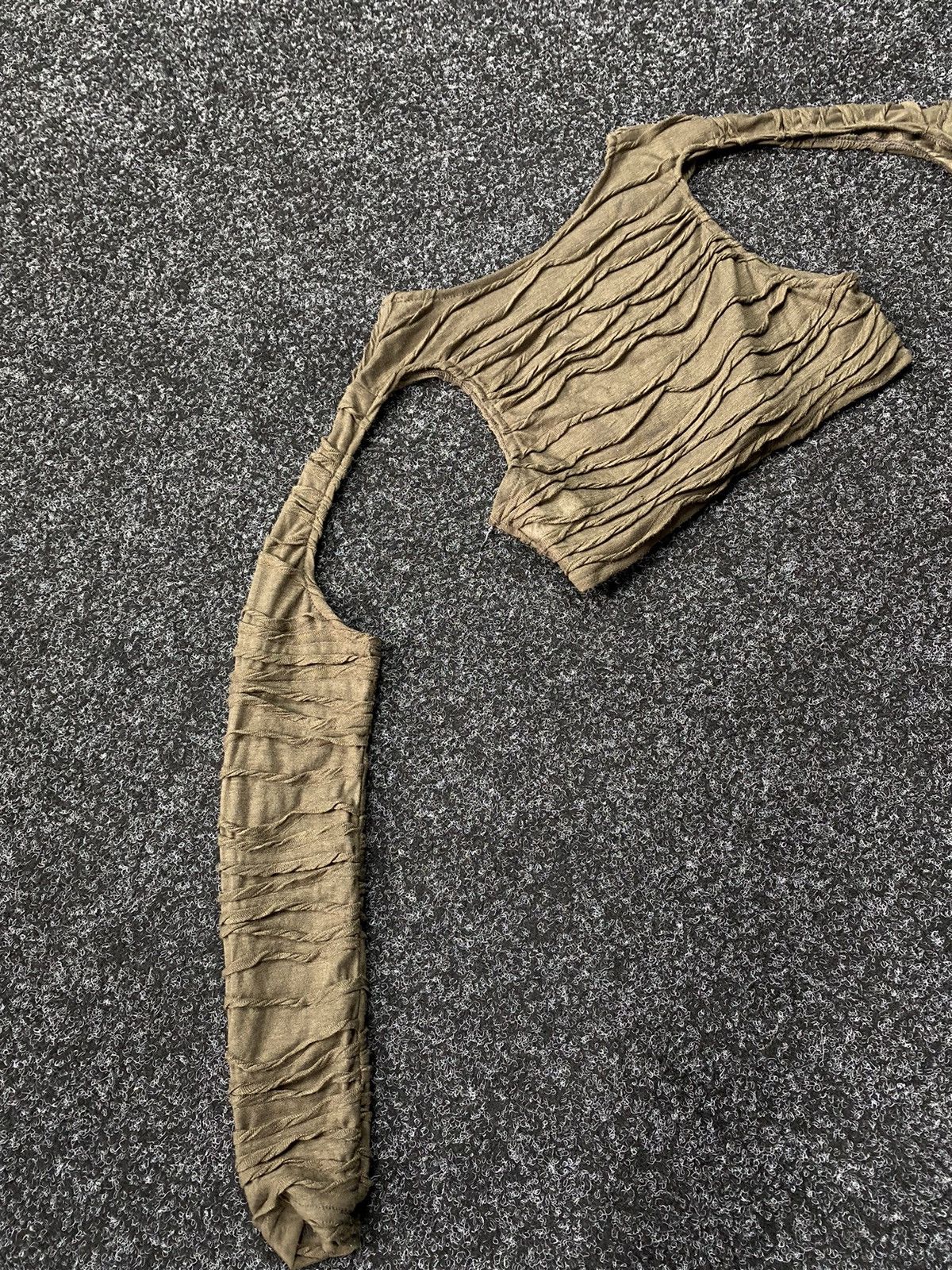 Japanese Brand × Vintage Mesh Y2K Long Sleeve Cropped Top Jean Paul Gaultier Style Size S / US 4 / IT 40 - 8 Thumbnail