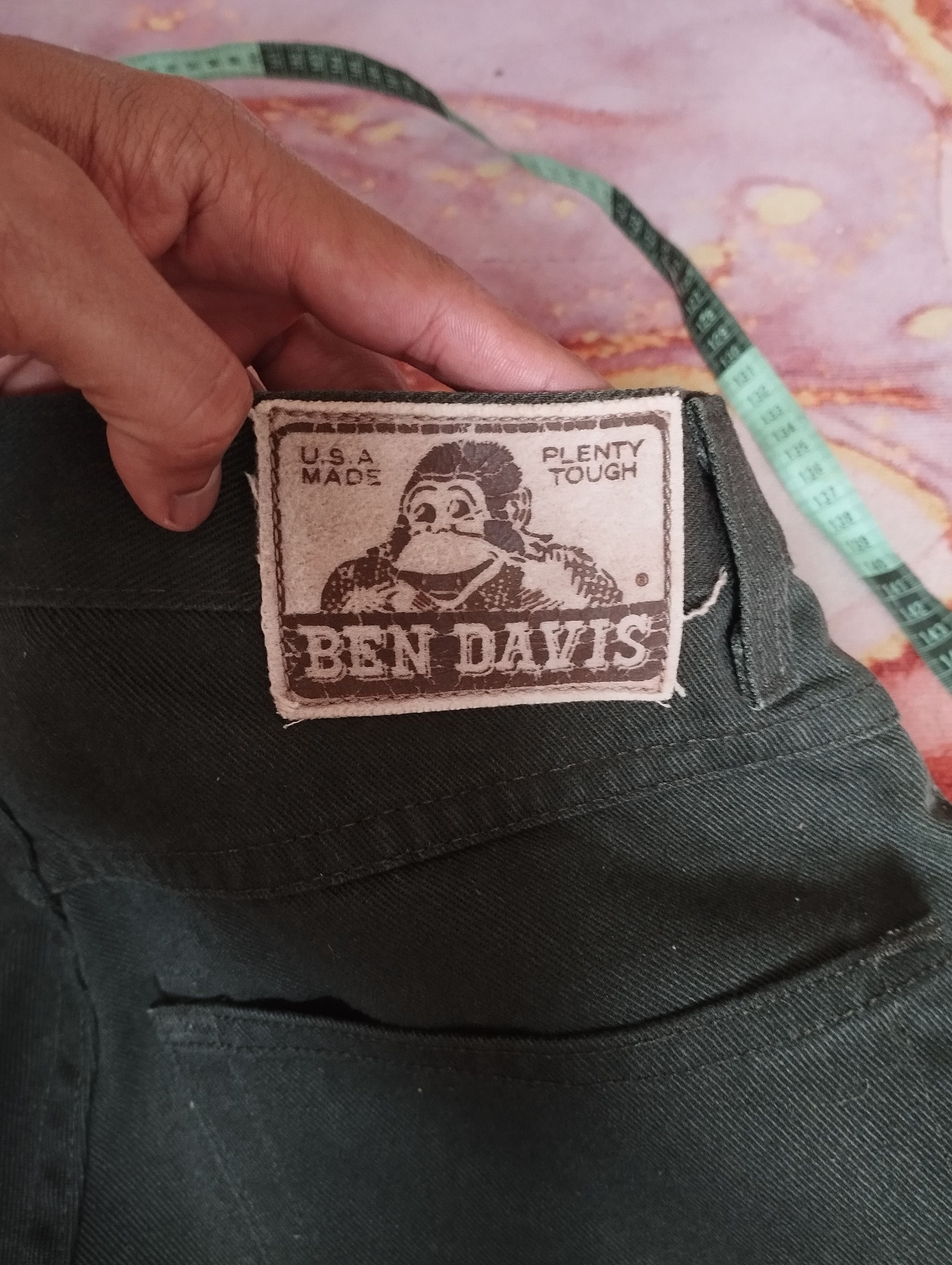 Ben Davis × Vintage Rare Ben Davis Jeans Green olive Size US 32 / EU 48 - 7 Thumbnail
