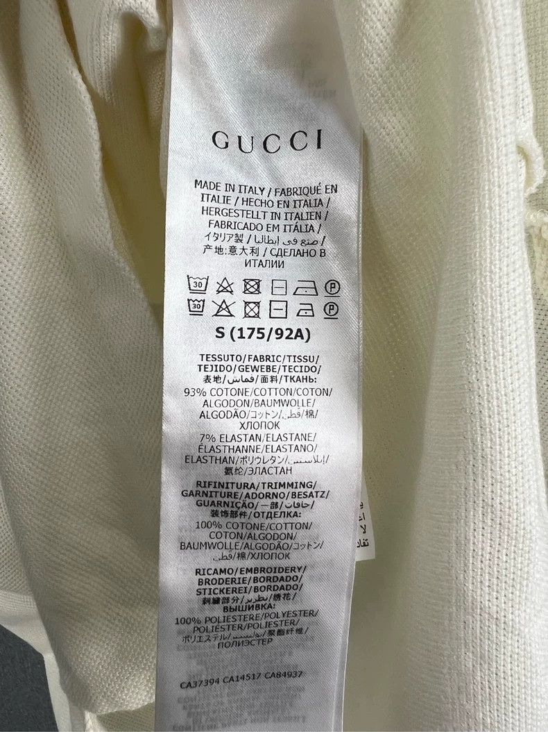 Gucci Gucci Collar LOGO short-sleeved POLO 2503-Nextarrow Size US S / EU 44-46 / 1 - 4 Thumbnail