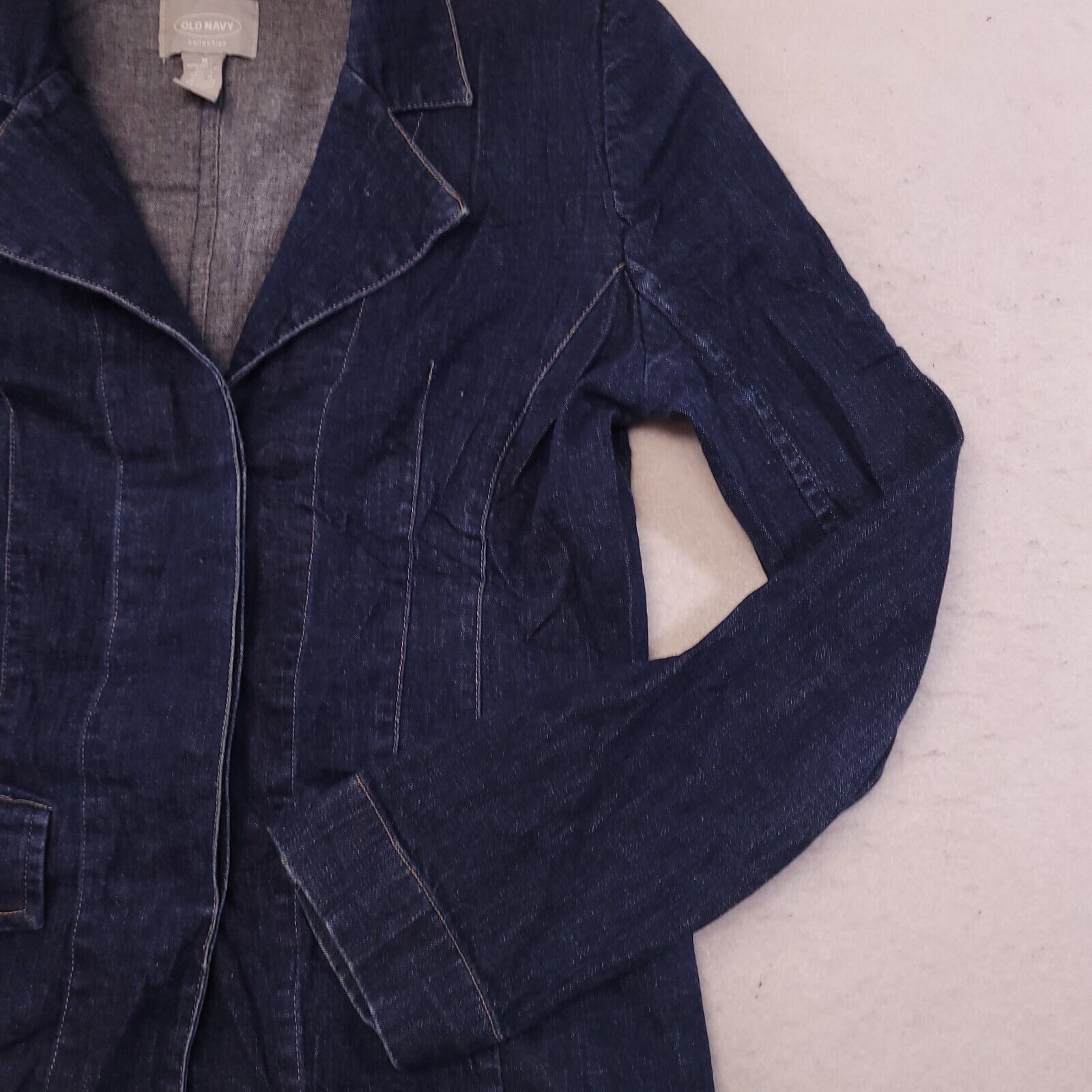 Old Navy Old Navy Button Up Denim Jean Jacket Womens Size Medium Blue Size M / US 6-8 / IT 42-44 - 5 Thumbnail