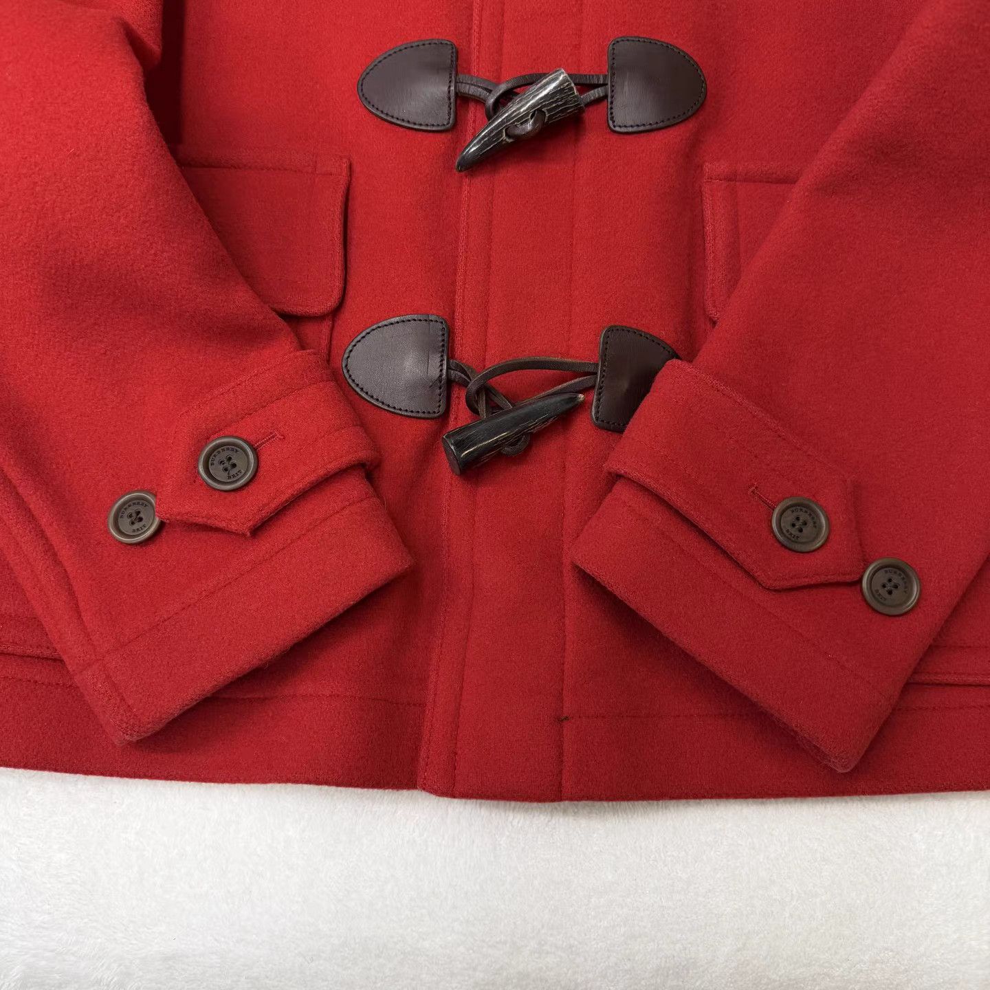 Burberry Burberry Wool Coat K15 Size S / US 4 / IT 40 - 2 Thumbnail