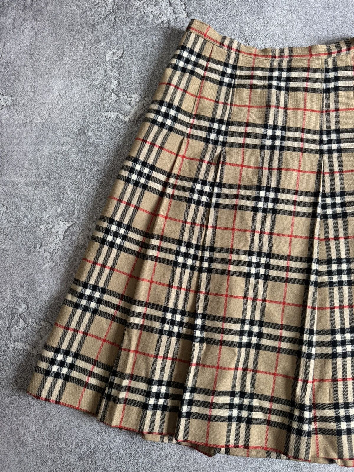 Burberry × Vintage Burberry nova check Chekered long skirt casual Burberrys 90s Size 25" / US 0 / IT 36 - 13 Thumbnail