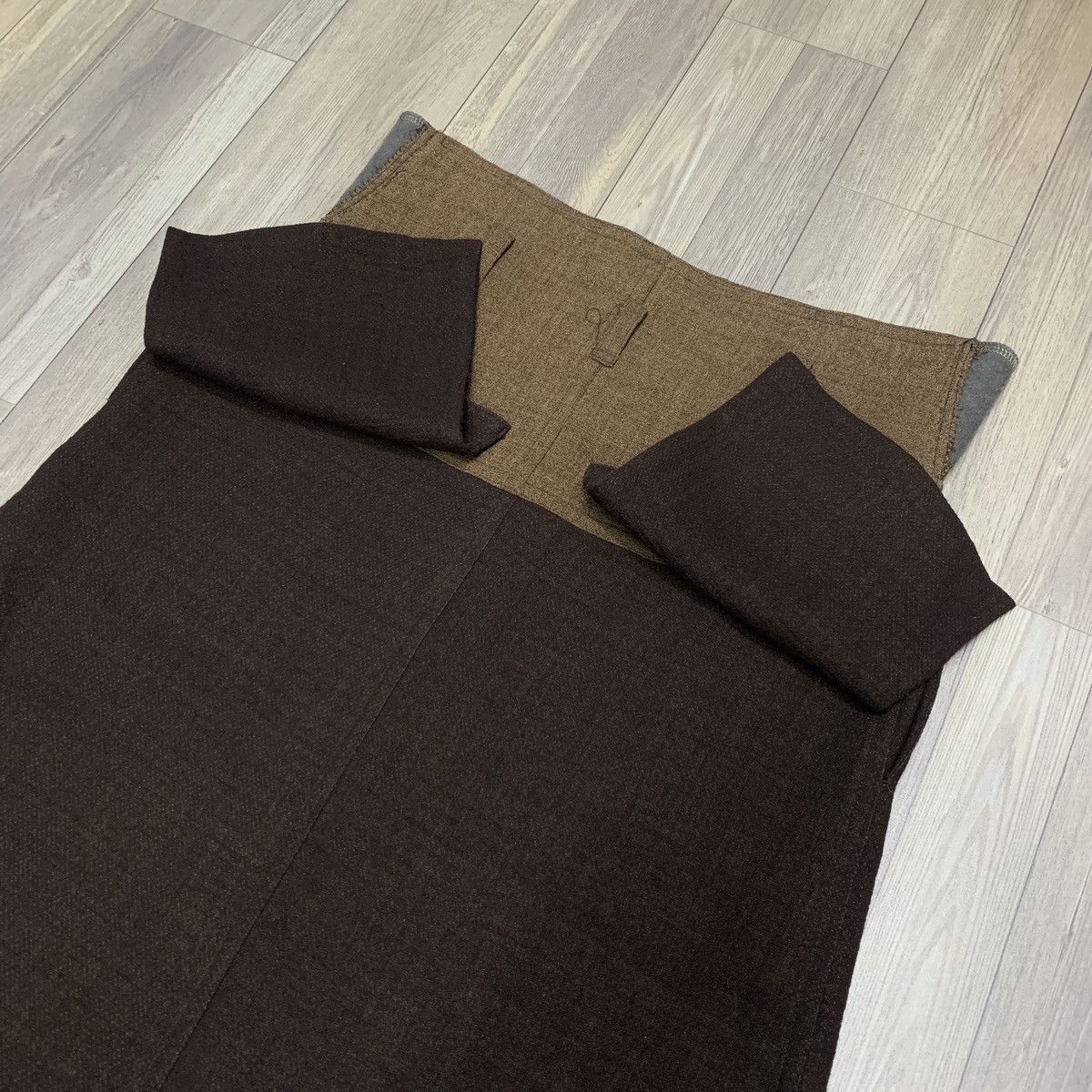 Issey Miyake 1980s inn. Issey Miyake Back Flapped Pockets Maxi Skirt Size 31" - 8 Thumbnail