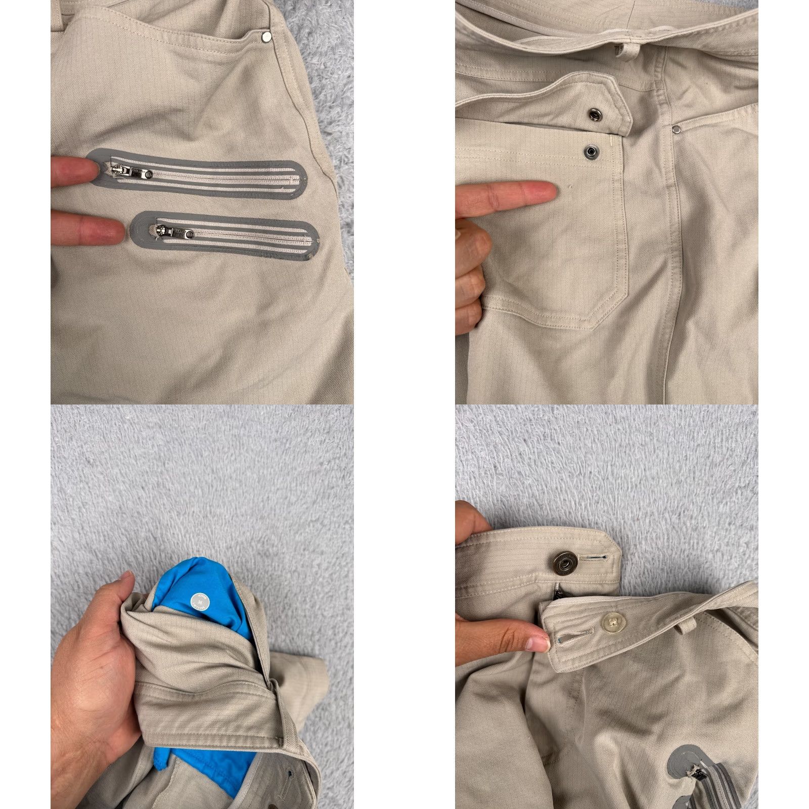 Lululemon Lululemon Shorts Men 36 Beige Commute Short Zipper Pockets Hike Golf READ ME - Vintage? No Size US 36 / EU 52 - 8 Thumbnail