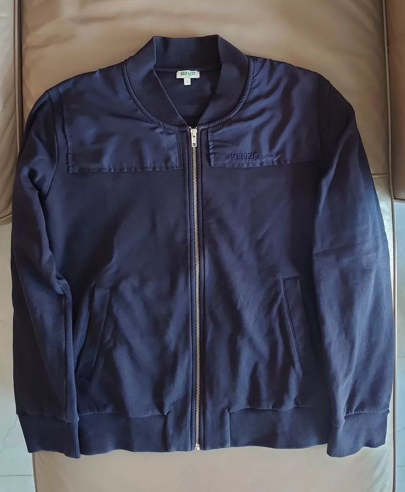 Kenzo KENZO Blue Zip-Up Jacket - dmc Size US L / EU 52-54 / 3 - 1 Thumbnail