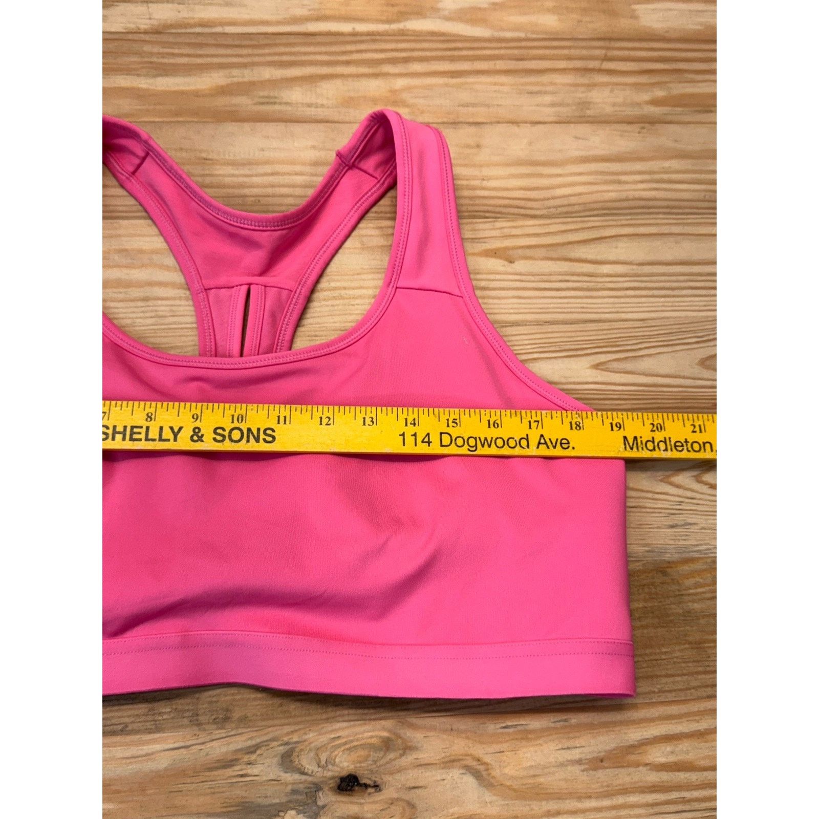 Avia AVIA Women Molded Cup Bra Size XXL (22) Hot Pink Hook Loop Size ONE SIZE - 4 Thumbnail