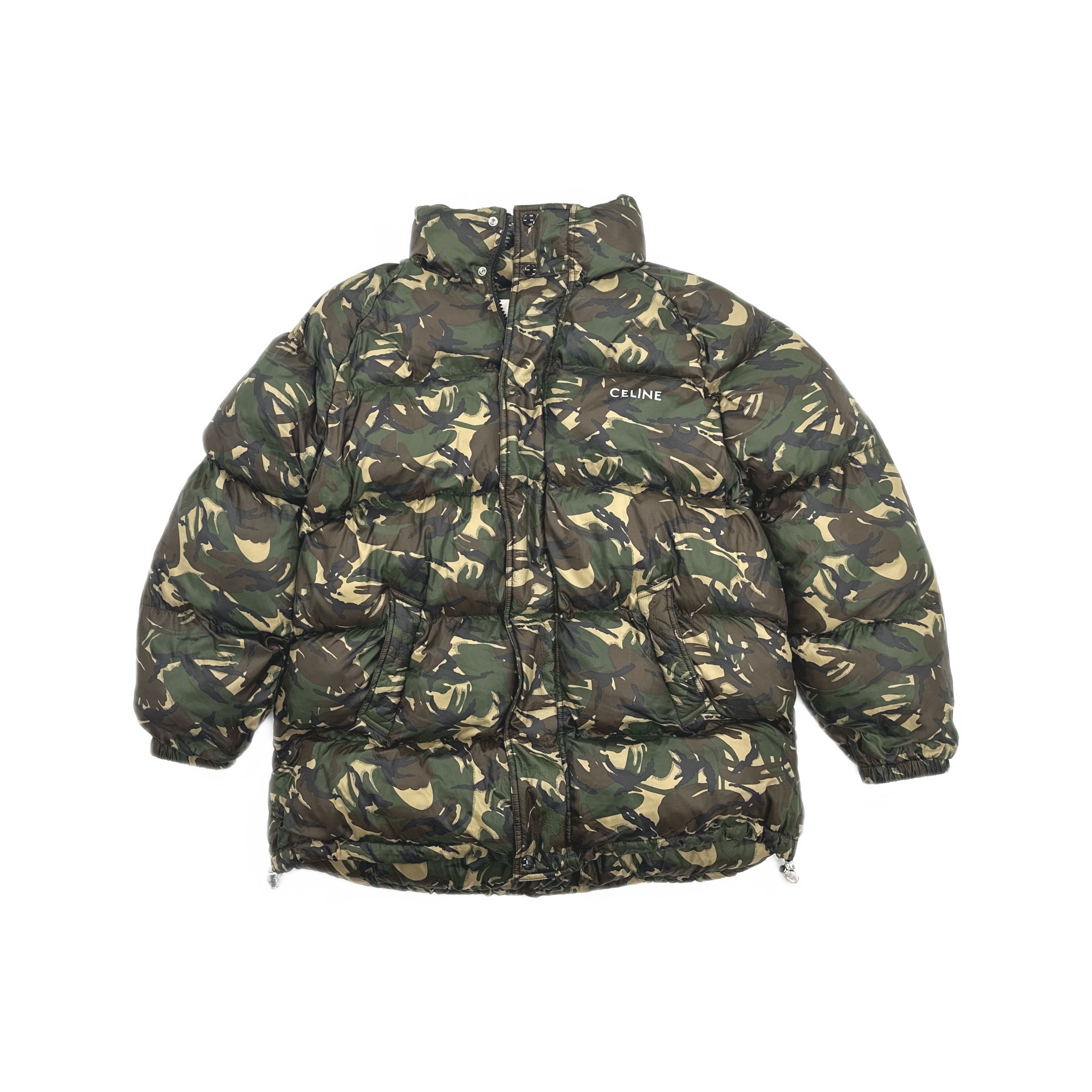 Celine CELINE Camo Puffer Jacket Size S Size US S / EU 44-46 / 1 - 1 Thumbnail