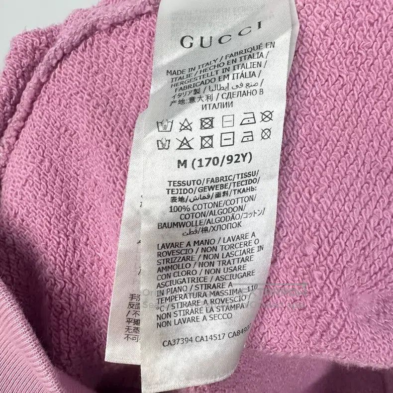 Gucci Gucci Pink pineapple big logo letter round-neck long-sleev Size M / US 6-8 / IT 42-44 - 5 Thumbnail