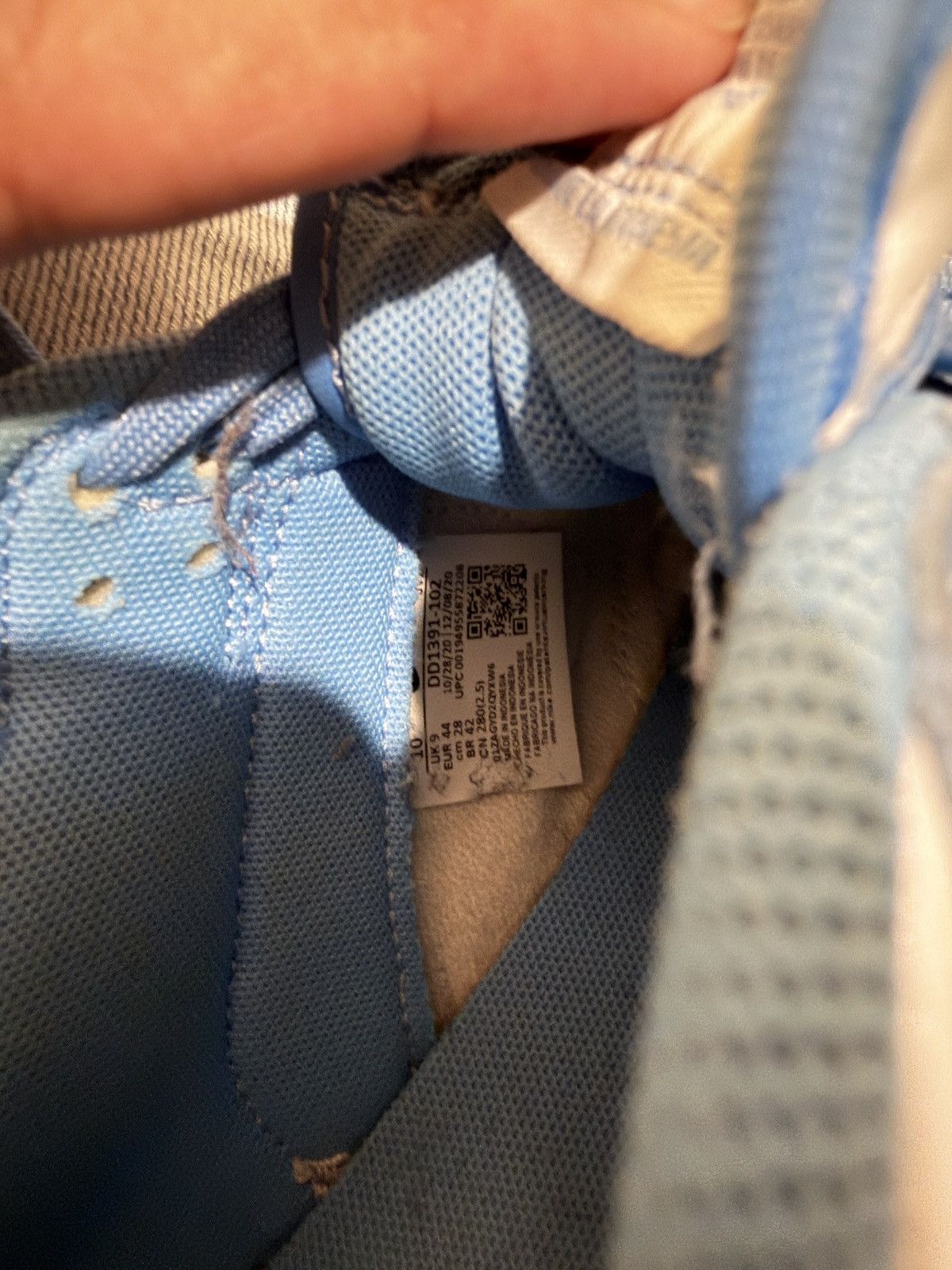 Nike UNC University blue’s 21’ Size US 10 / EU 43 - 10 Thumbnail