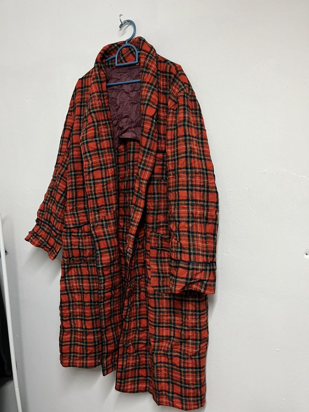 Japanese Brand 💥Unbrand SHADOW PLAID Large Tartan Wool Pyjamas Size US L / EU 52-54 / 3 - 2 Thumbnail
