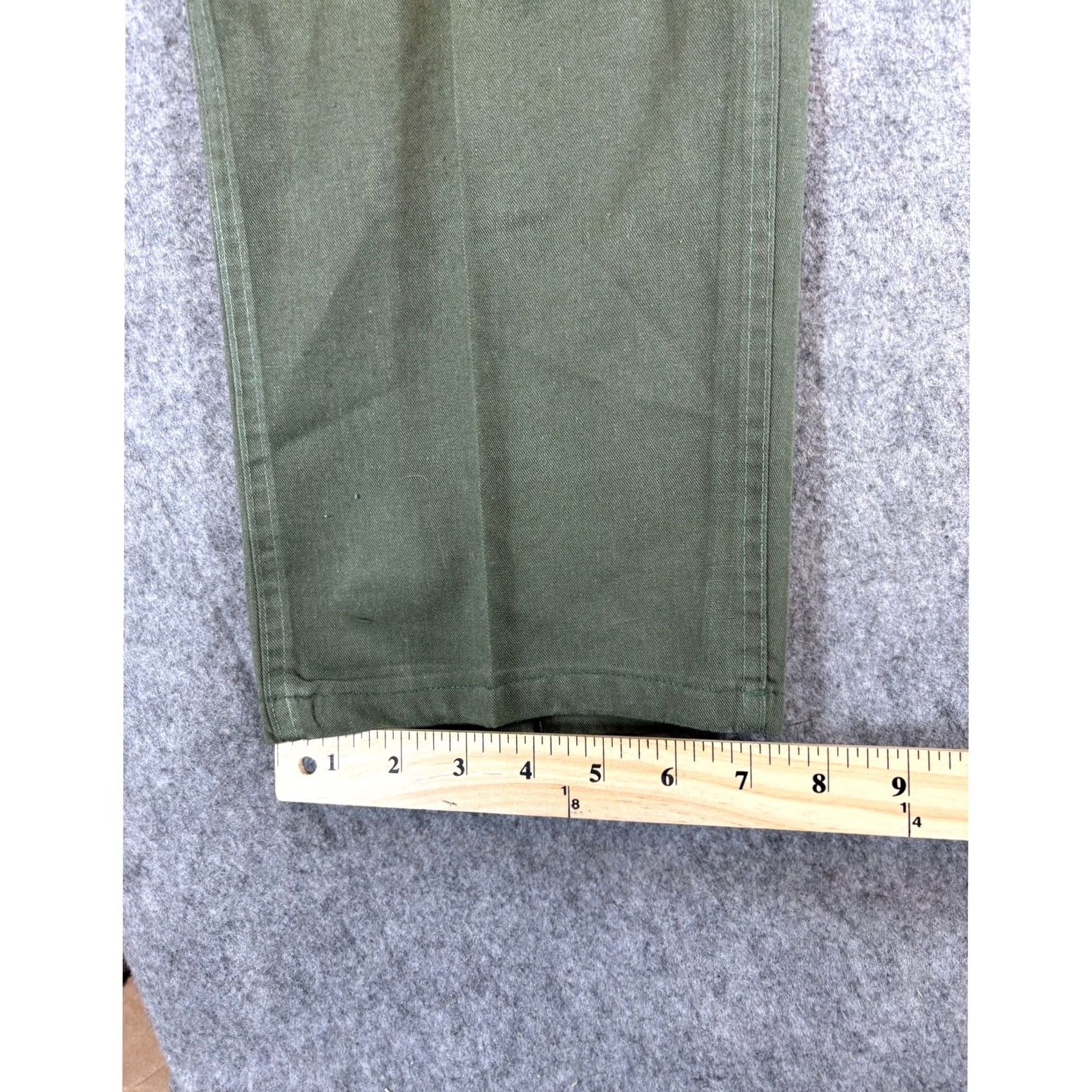 Vintage VINTAGE M-47 Cargo Pants Mens 26 Green Baggy Combat Utility Military Hat? Size US 26 / EU 42 - 6 Thumbnail