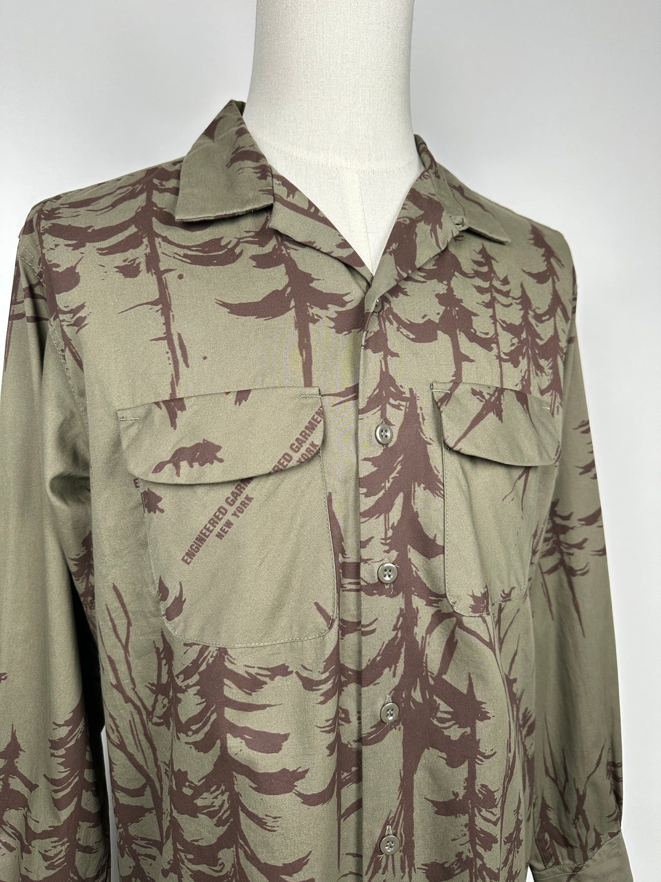 Engineered Garments FW24 Classic Shirt - Forest Print French Twill Size US S / EU 44-46 / 1 - 3 Thumbnail