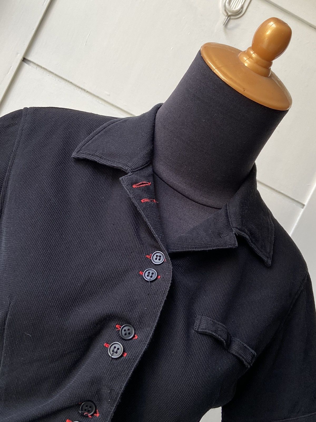 Kansai Yamamoto KANSAI UNIFORM Black T-Shirt Size XS / US 0-2 / IT 36-38 - 5 Thumbnail