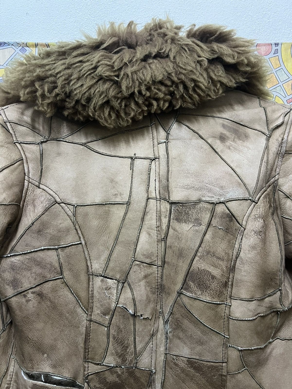 Japanese Brand × Leather RARE SHEEPSKIN COAT FUR LEATHER JACKET UNISEX Size S / US 4 / IT 40 - 12 Thumbnail