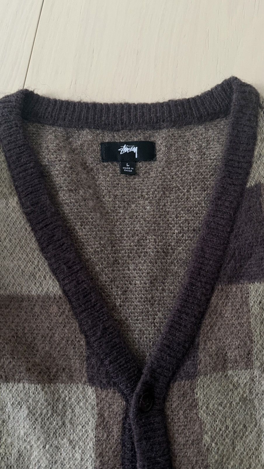 Stussy Stüssy Wobbly Check Sweater Vest Size US L / EU 52-54 / 3 - 6 Thumbnail