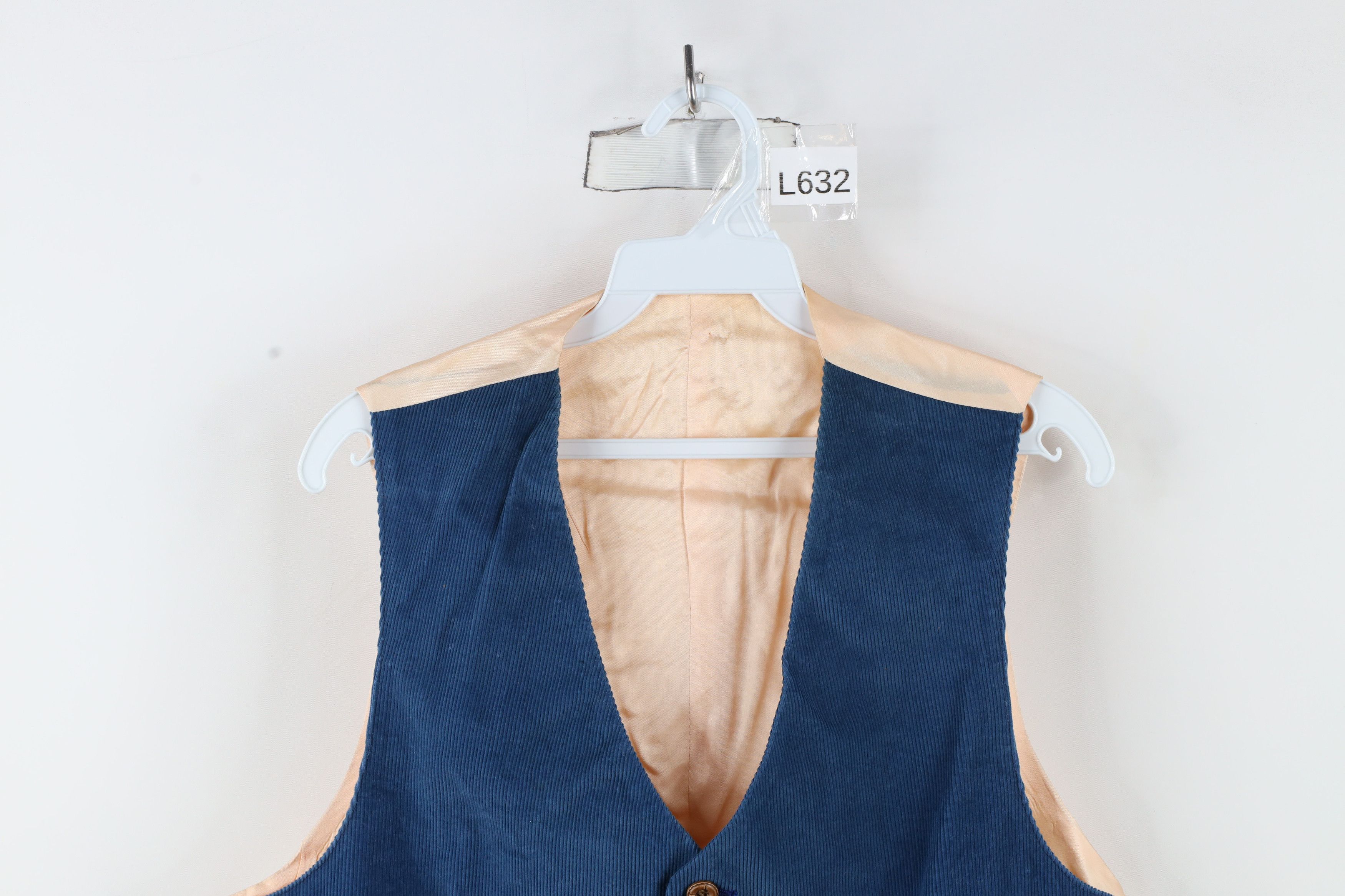 Vintage Vintage 70s Streetwear Button Suit Vest Jacket Blue USA Size US L / EU 52-54 / 3 - 2 Thumbnail
