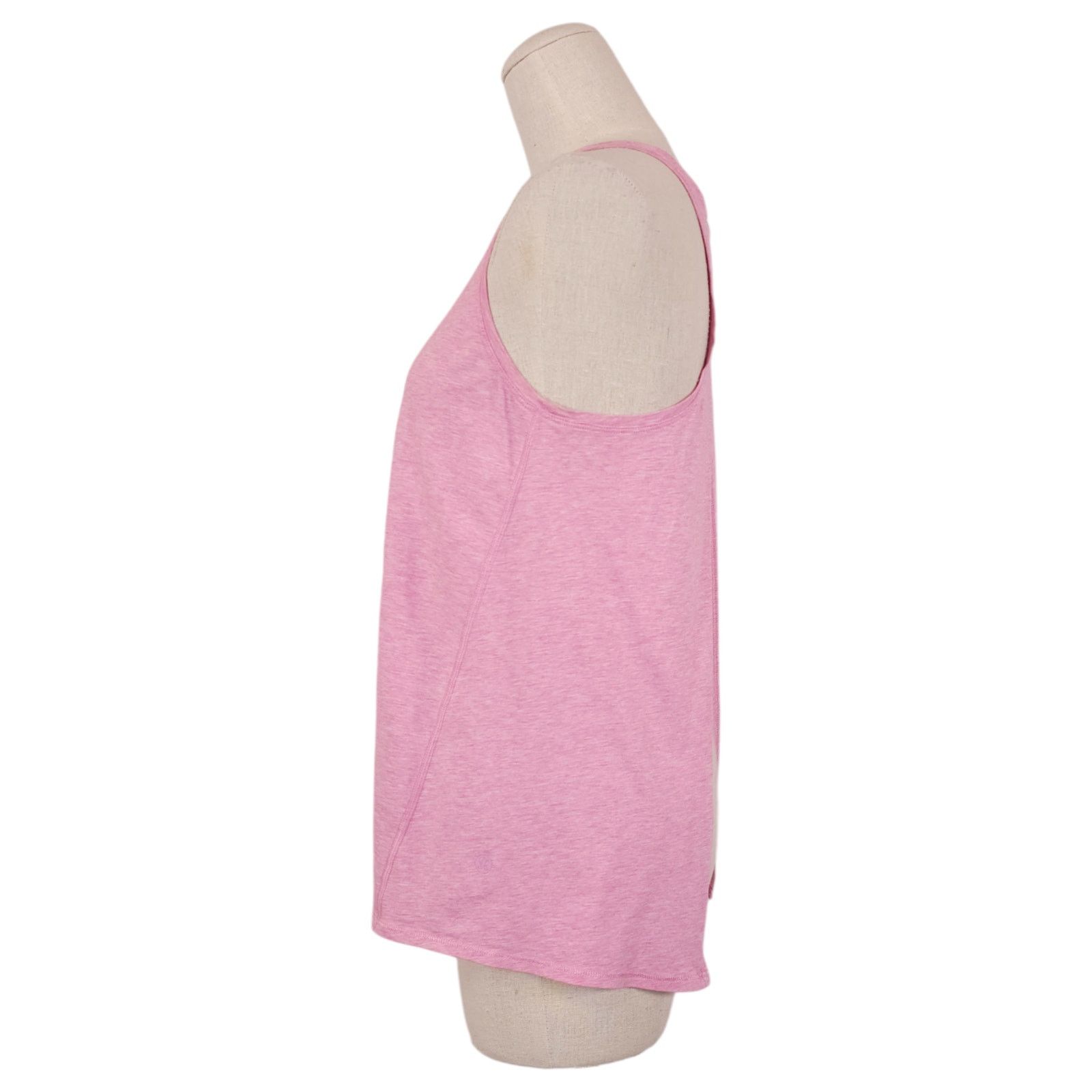 Lululemon Lululemon All Tied Up Tank Heathered Vintage Pink Sz 4/Small Size S / US 4 / IT 40 - 2 Thumbnail