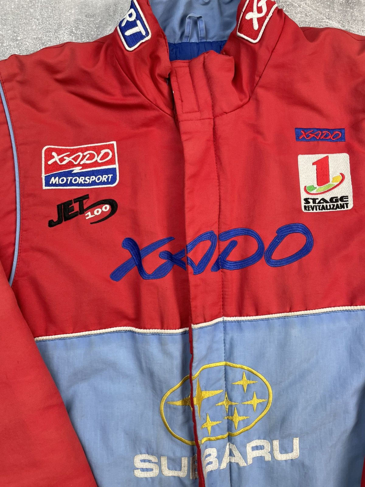 Formula 1 Subaru Racing Rally Motorsport Jacket Vintage Size US XL / EU 56 / 4 - 4 Thumbnail
