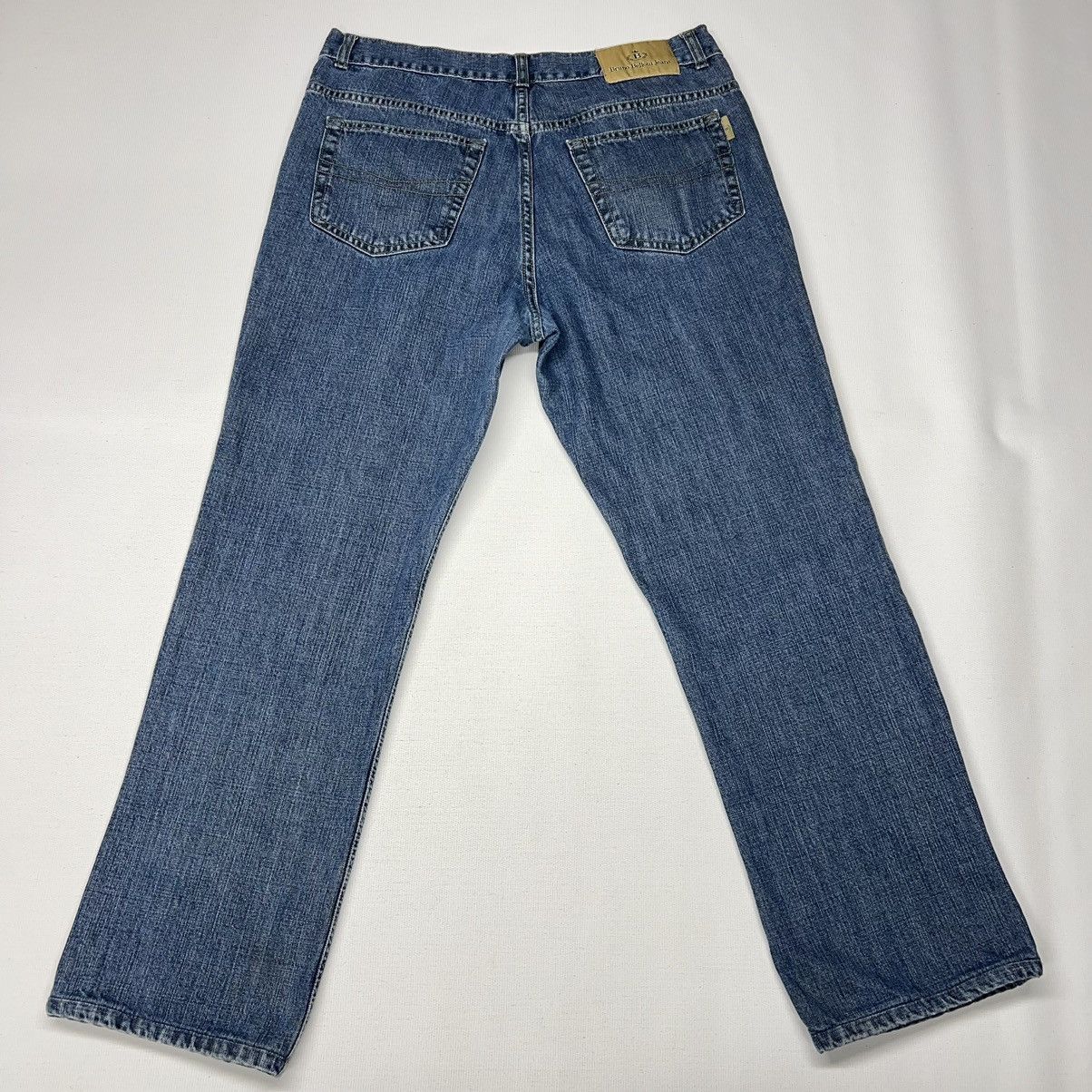 Vintage VTG Bruno Belloni Jeans Men’s 52 Blue Straight Fit Denim Size US 32 / EU 48 - 14 Thumbnail
