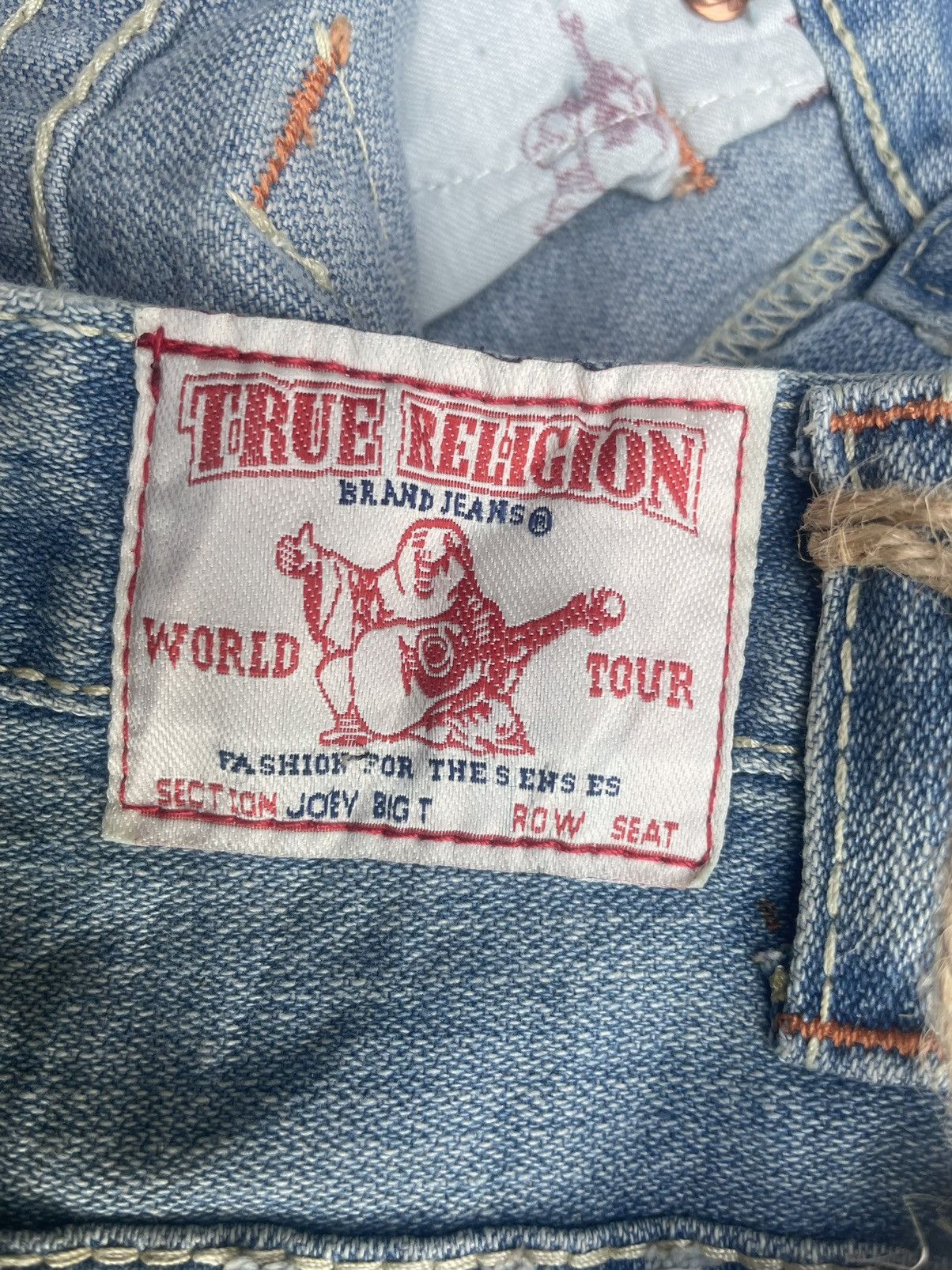 Designer × True Religion True Religion Joey Big T Distresed Denim Size 32" / US 10 / IT 46 - 8 Thumbnail