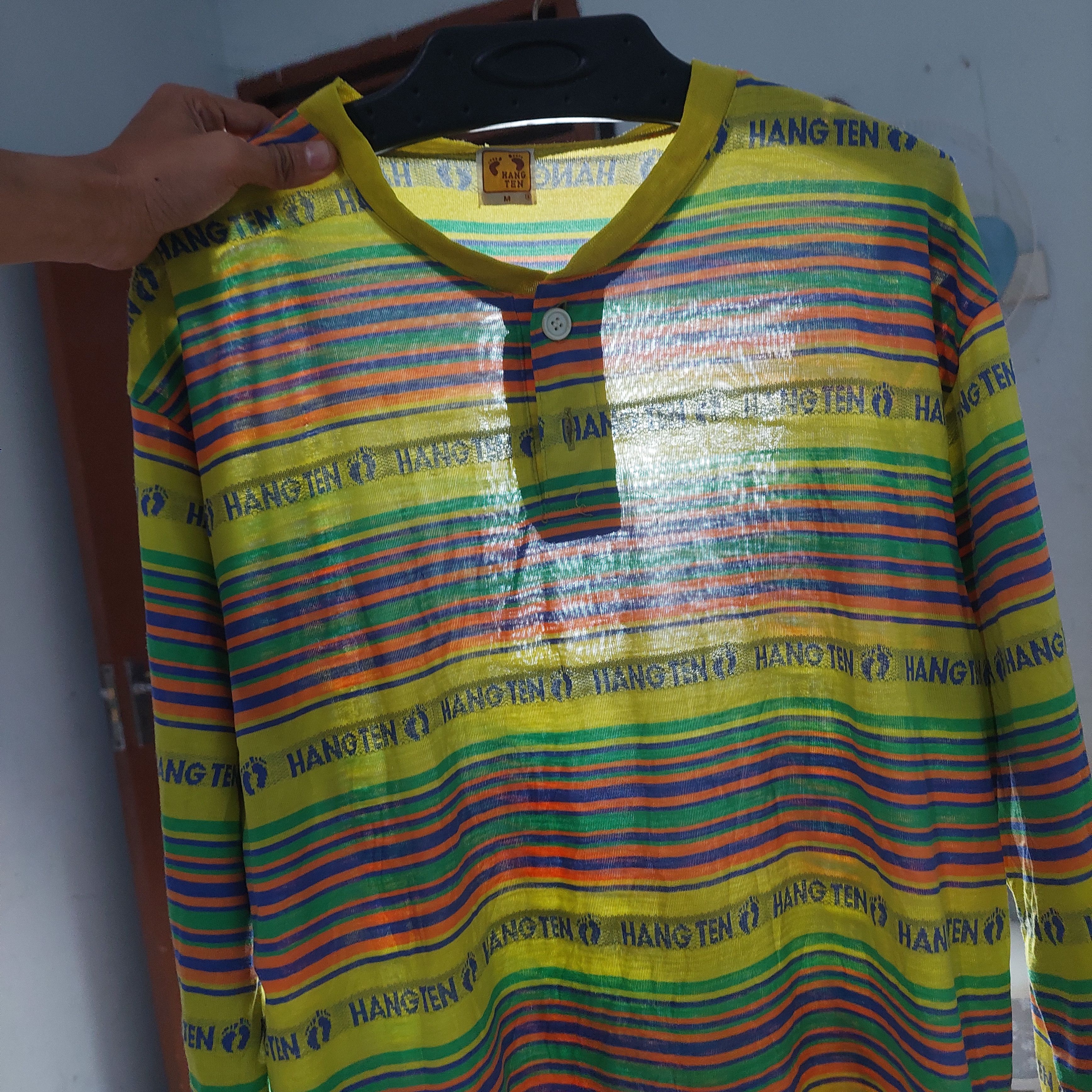Hang Ten Vintage hangten longsleeve Size US M / EU 48-50 / 2 - 2 Thumbnail