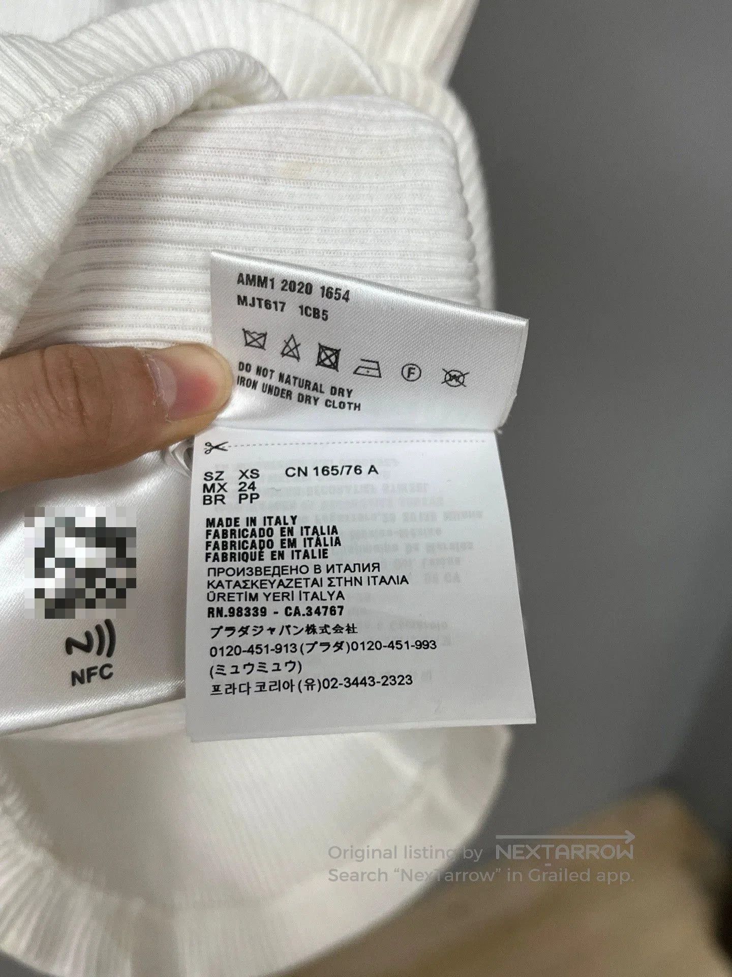 Miu Miu Miumiu Slogan Vest. Size XS / US 0-2 / IT 36-38 - 5 Thumbnail