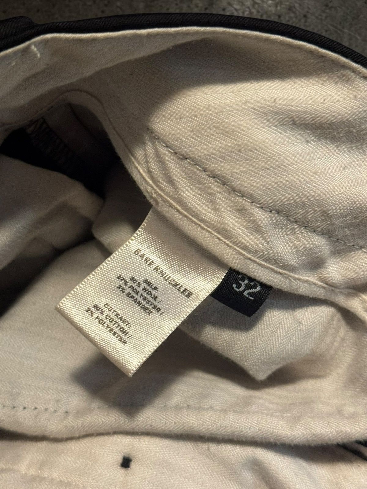 Bare Knuckles Bare Knuckles Raw Edge Flared Dress Pants Size US 32 / EU 48 - 6 Thumbnail