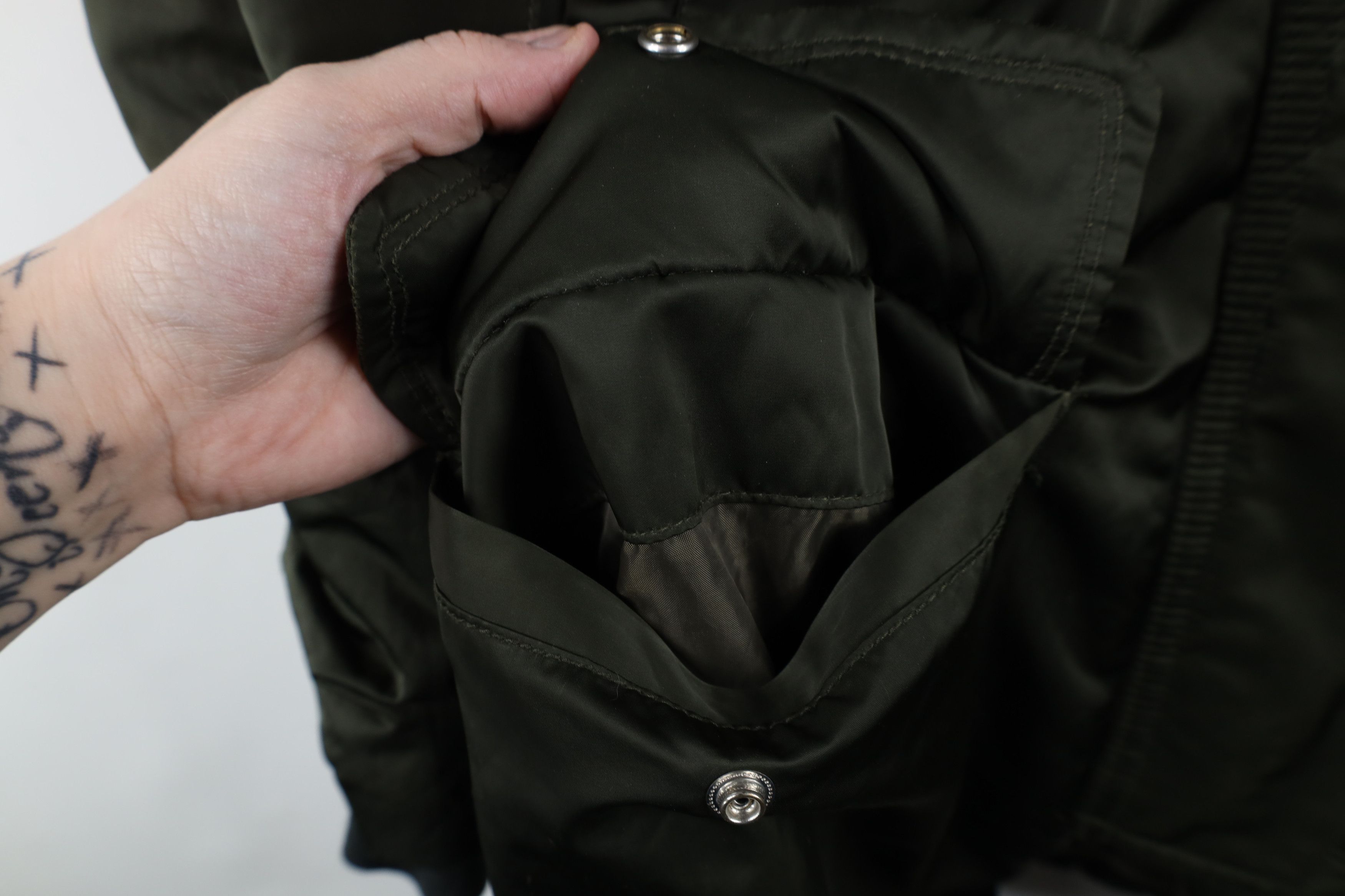 Gap × Vintage Vintage Y2K Gap Trim Military Style N3B Snorkel Parka Jacket Size US S / EU 44-46 / 1 - 8 Thumbnail