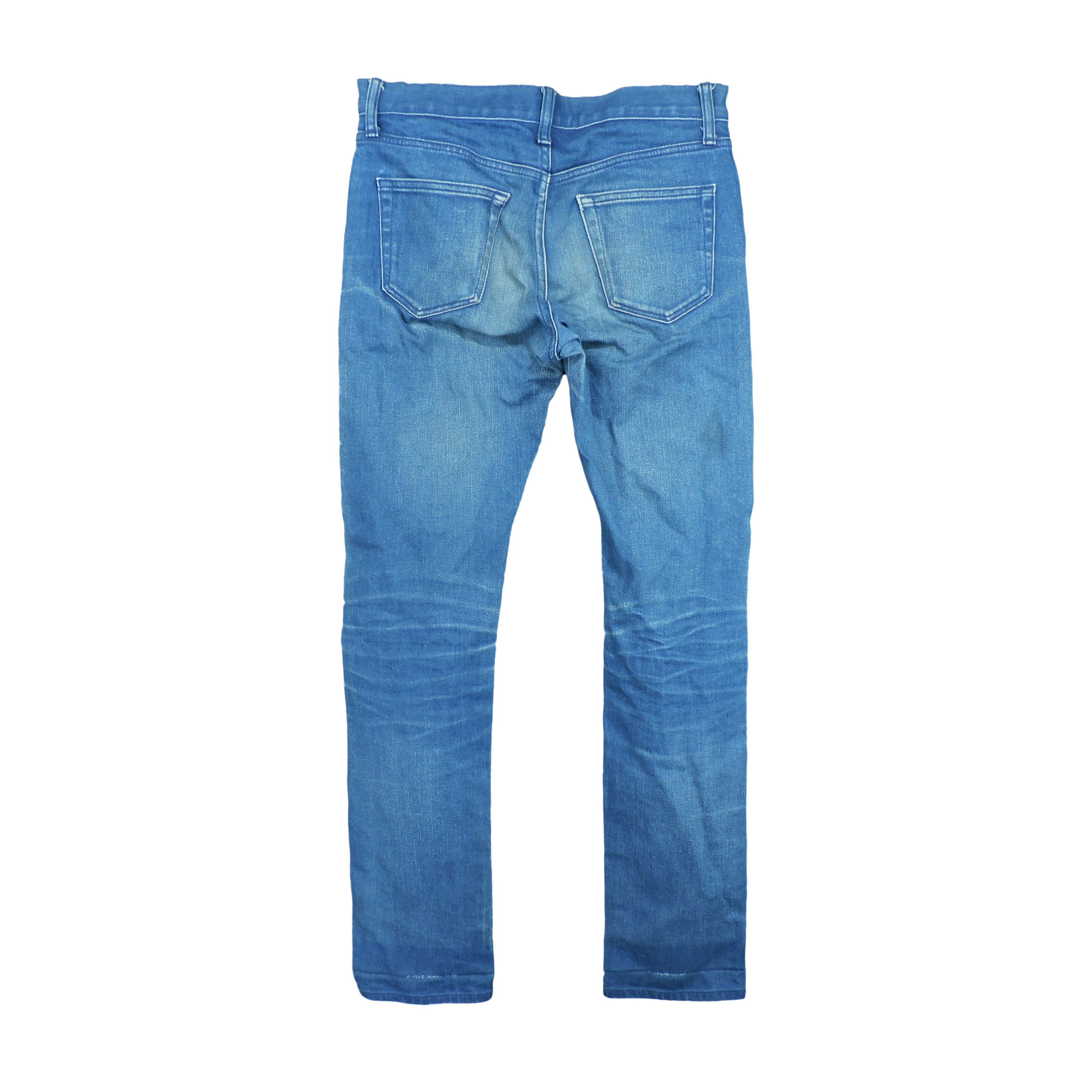 Kaihara Denim UNIQLO BY KAIHARA SLIM STRAIGHT LOW SELVEDGE DENIM Size US 29 - 2 Thumbnail