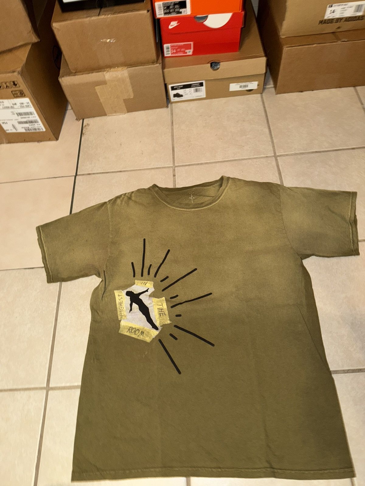 Travis Scott Travis Scott Highest In The Room T shirt Size US L / EU 52-54 / 3 - 1 Thumbnail